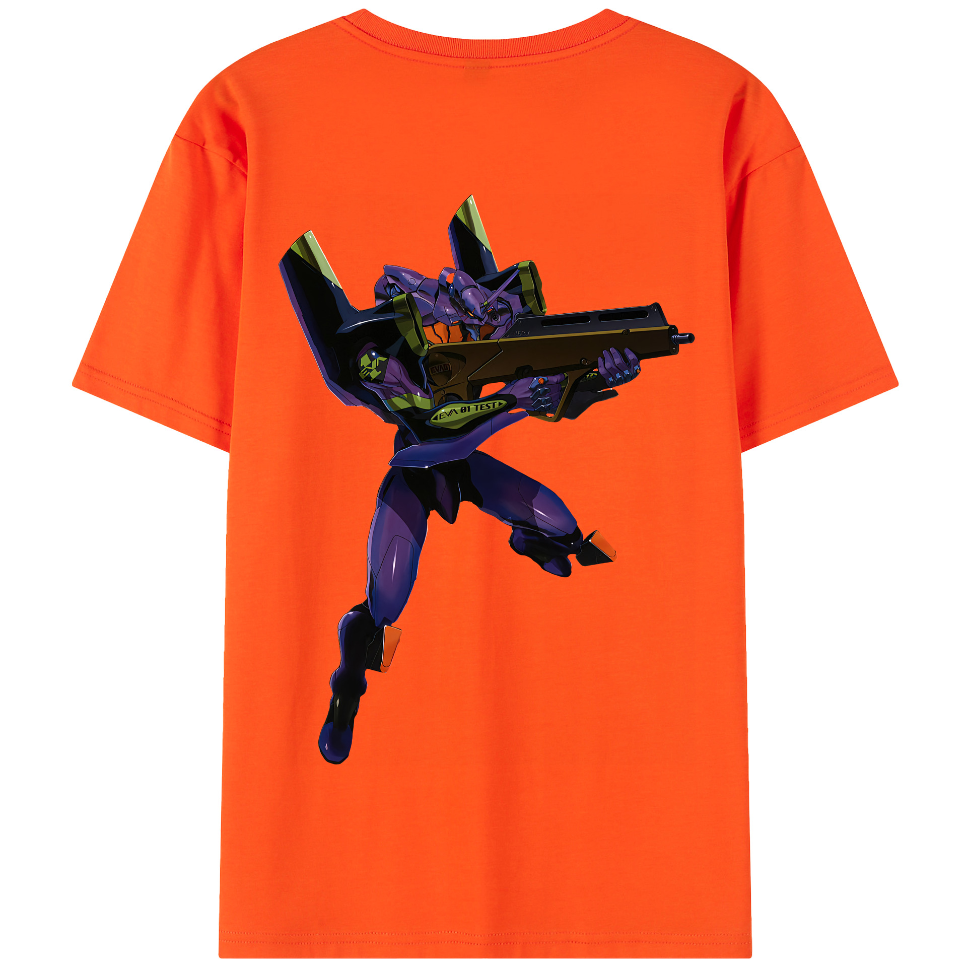 （画像用） EVA 新世紀エヴァンゲリオン 綿100％半袖Tシャツ（背面プリント）