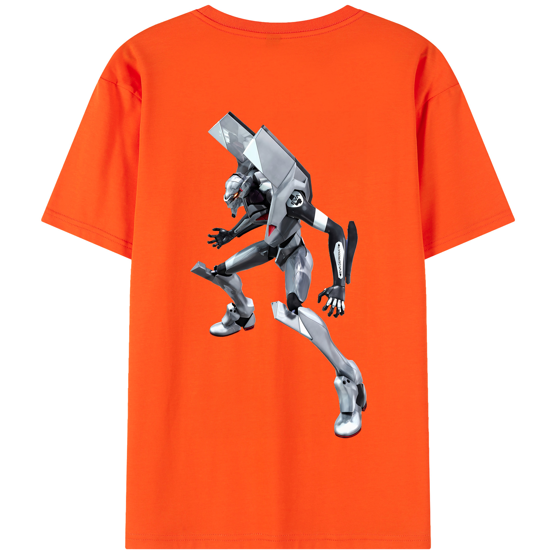 （画像用） EVA 新世紀エヴァンゲリオン 綿100％半袖Tシャツ（背面プリント）