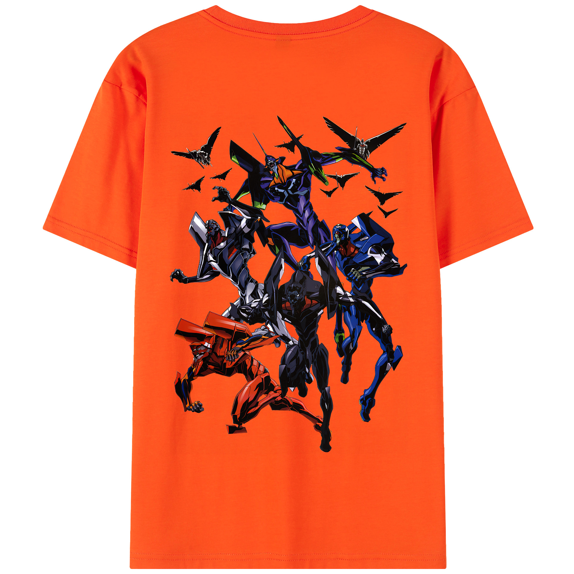 （画像用） EVA 新世紀エヴァンゲリオン 綿100％半袖Tシャツ（背面プリント）