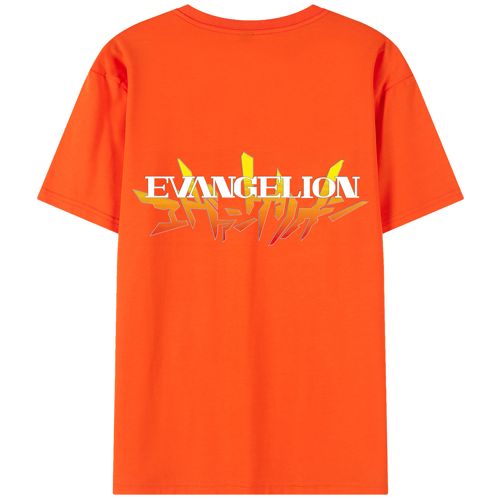 （画像用） EVA 新世紀エヴァンゲリオン 綿100％半袖Tシャツ（背面プリント）