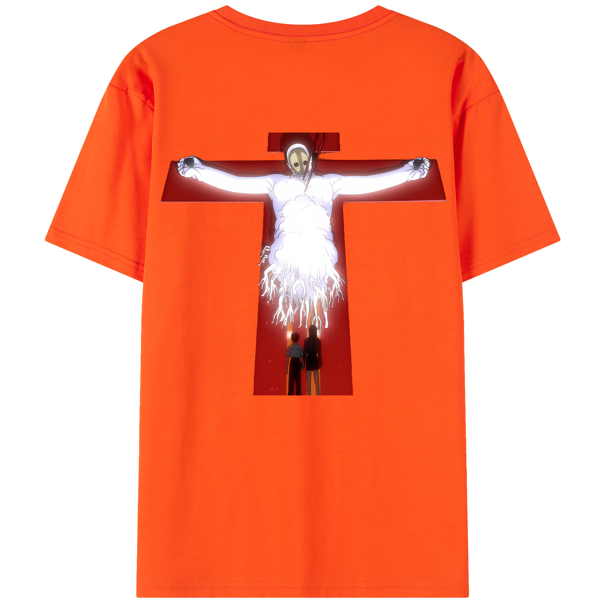 （画像用） EVA 新世紀エヴァンゲリオン 綿100％半袖Tシャツ（背面プリント）