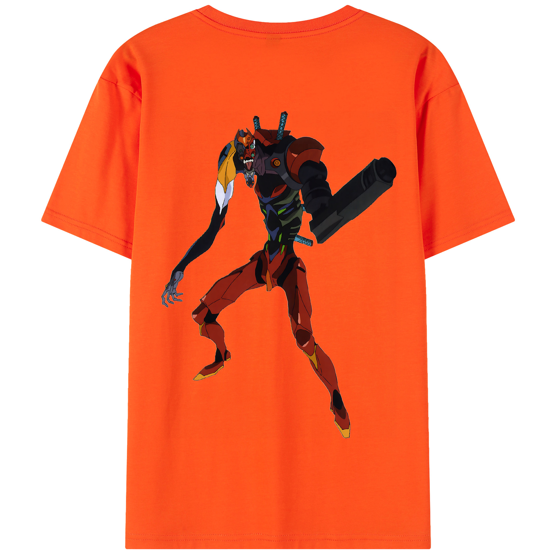 （画像用） EVA 新世紀エヴァンゲリオン 綿100％半袖Tシャツ（背面プリント）