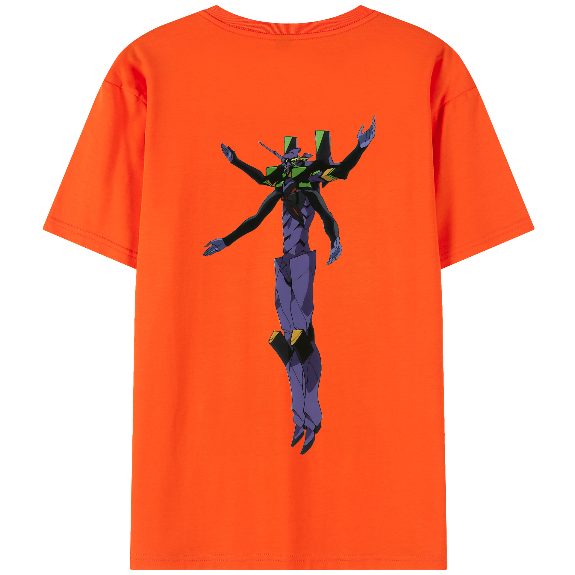 （画像用） EVA 新世紀エヴァンゲリオン 綿100％半袖Tシャツ（背面プリント）