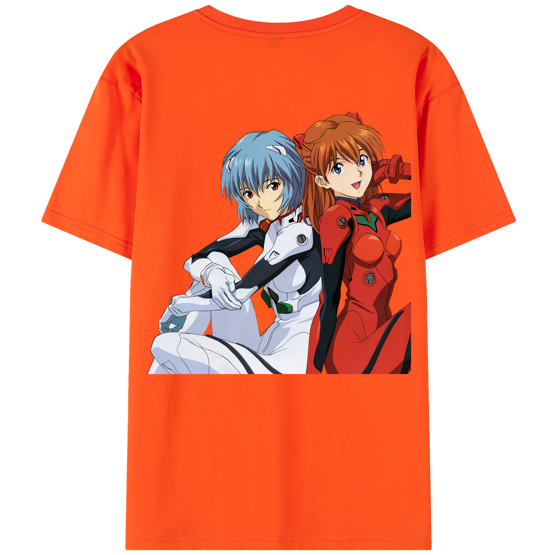 （画像用） EVA 新世紀エヴァンゲリオン 綿100％半袖Tシャツ（背面プリント）