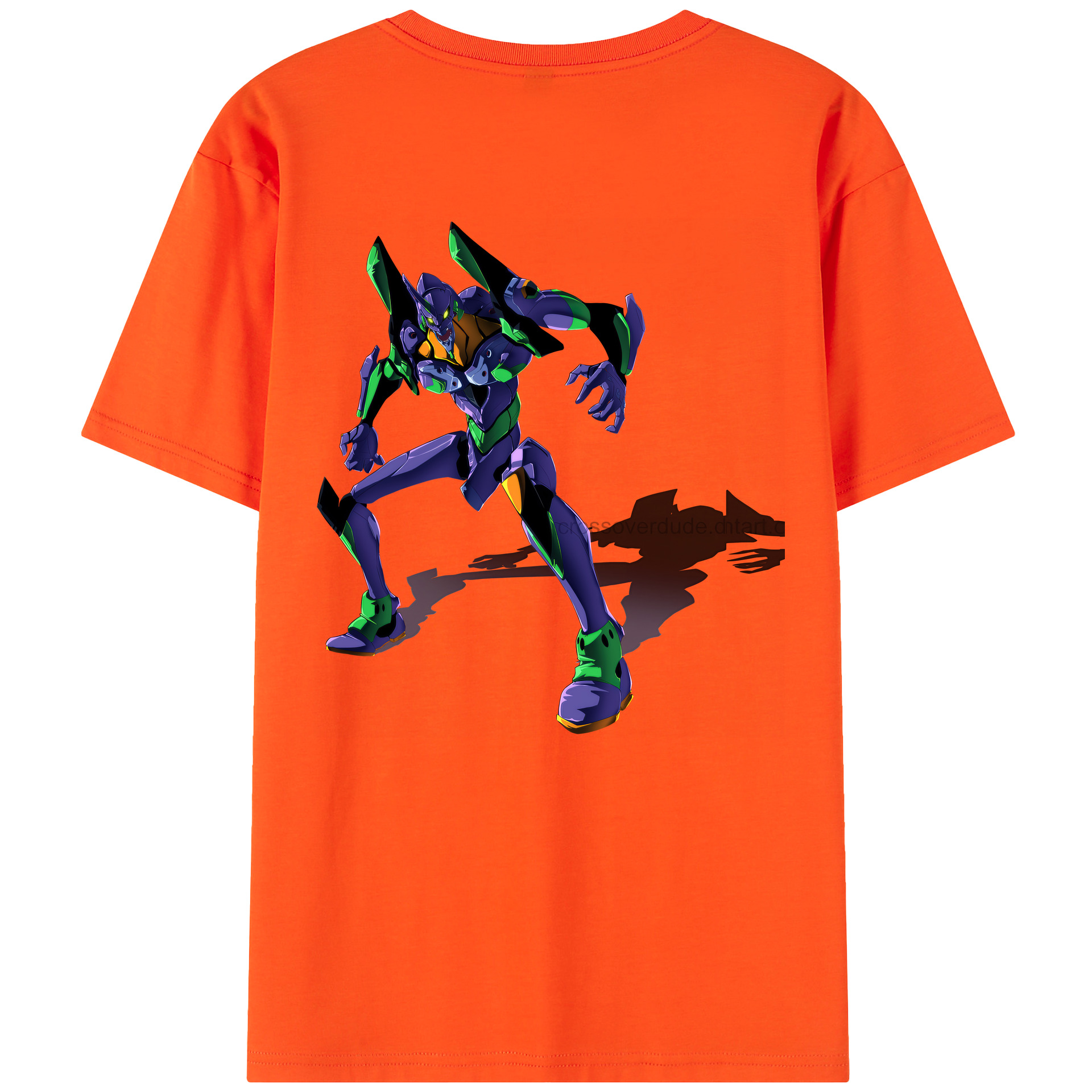 （画像用） EVA 新世紀エヴァンゲリオン 綿100％半袖Tシャツ（背面プリント）