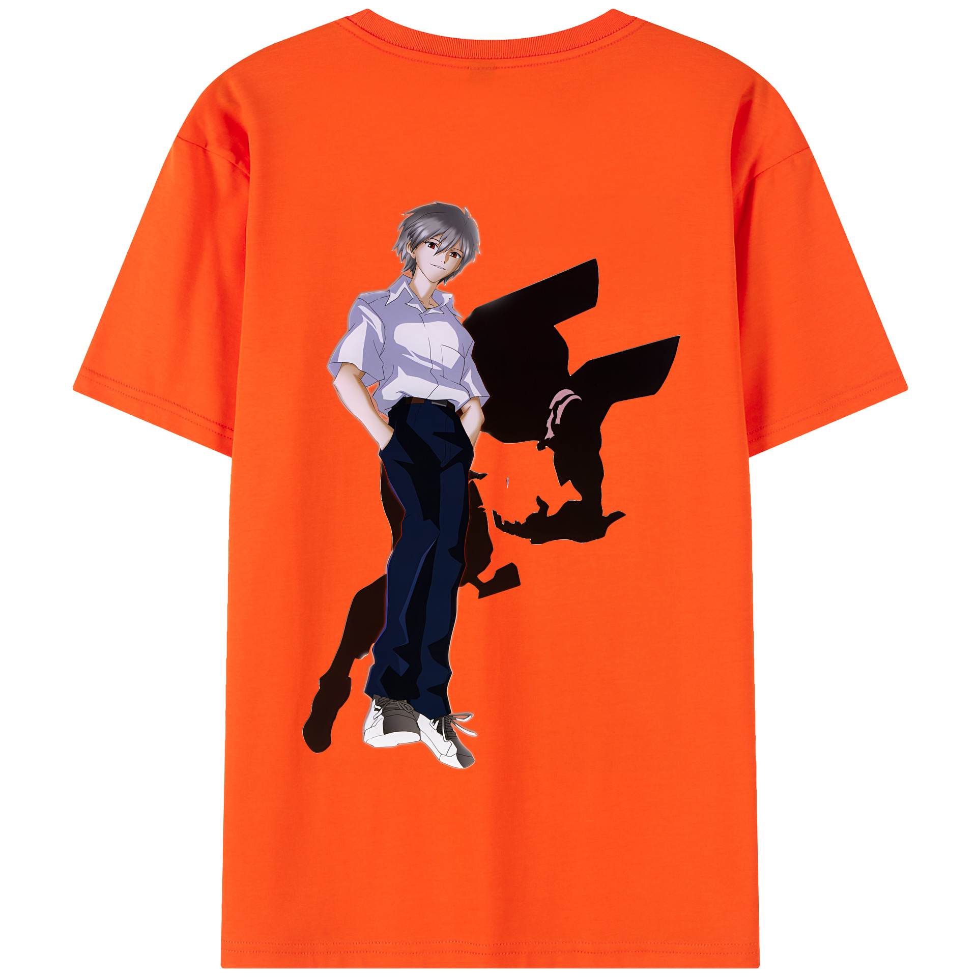 （画像用） EVA 新世紀エヴァンゲリオン 綿100％半袖Tシャツ（背面プリント）