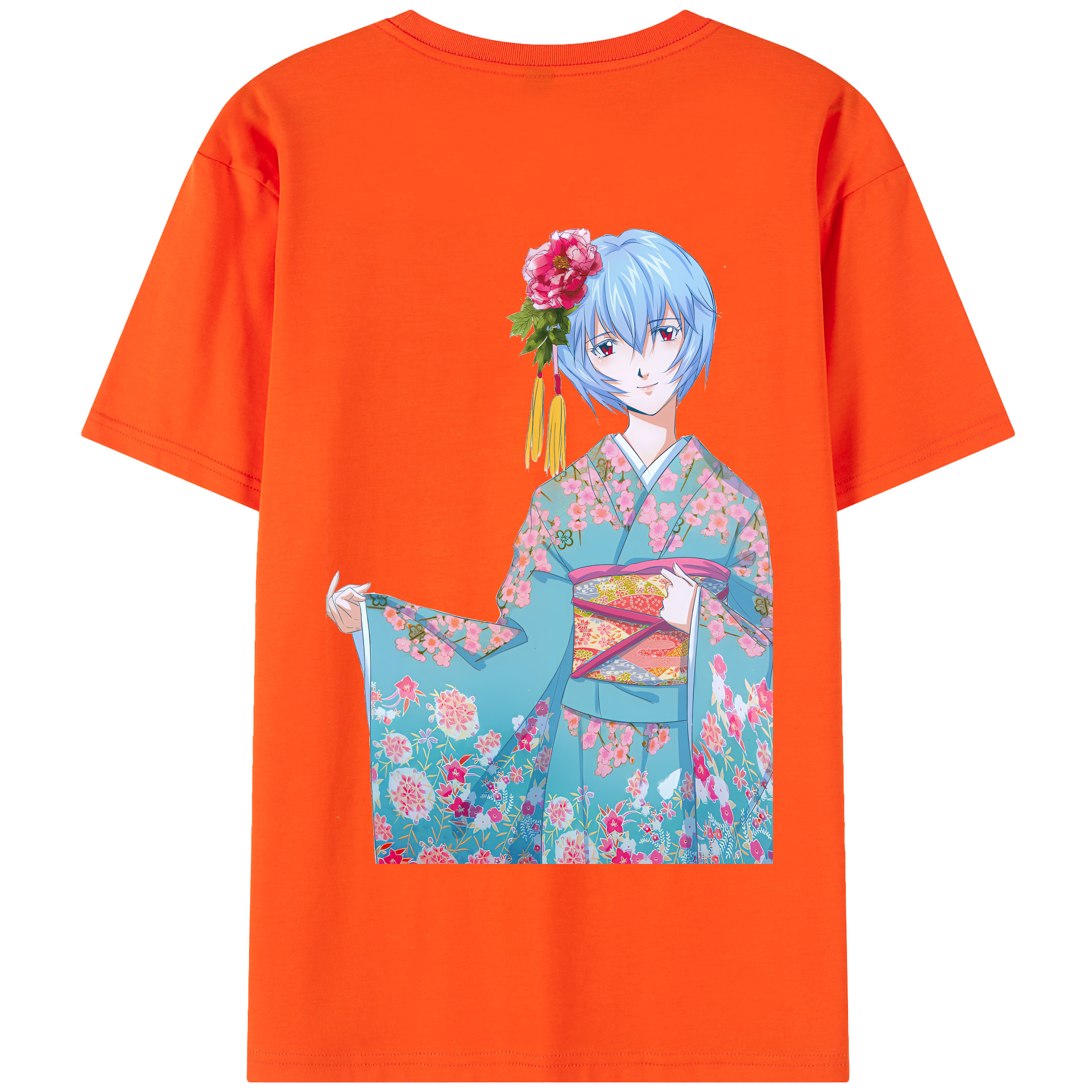 （画像用） EVA 新世紀エヴァンゲリオン 綿100％半袖Tシャツ（背面プリント）