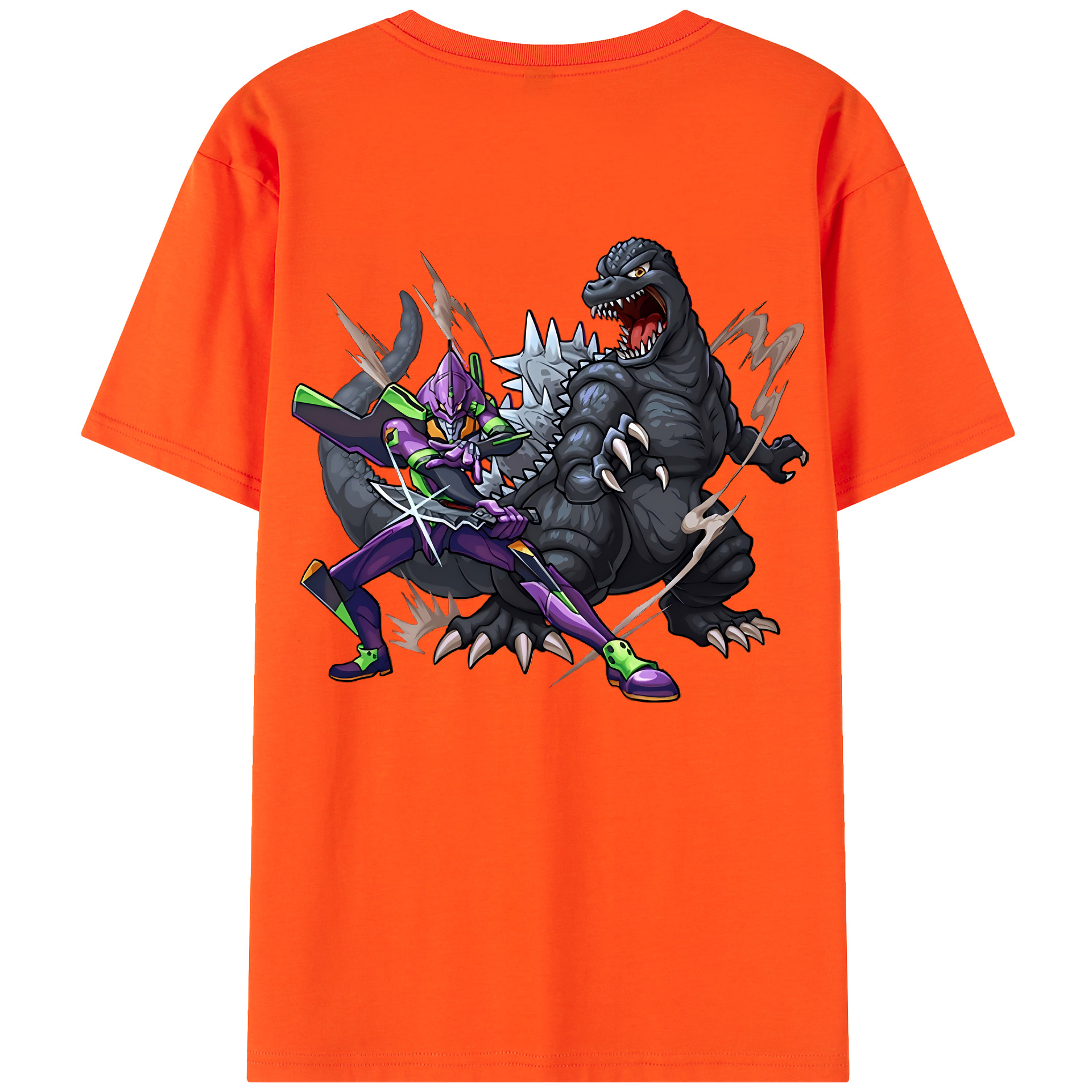 （画像用） EVA 新世紀エヴァンゲリオン 綿100％半袖Tシャツ（背面プリント）
