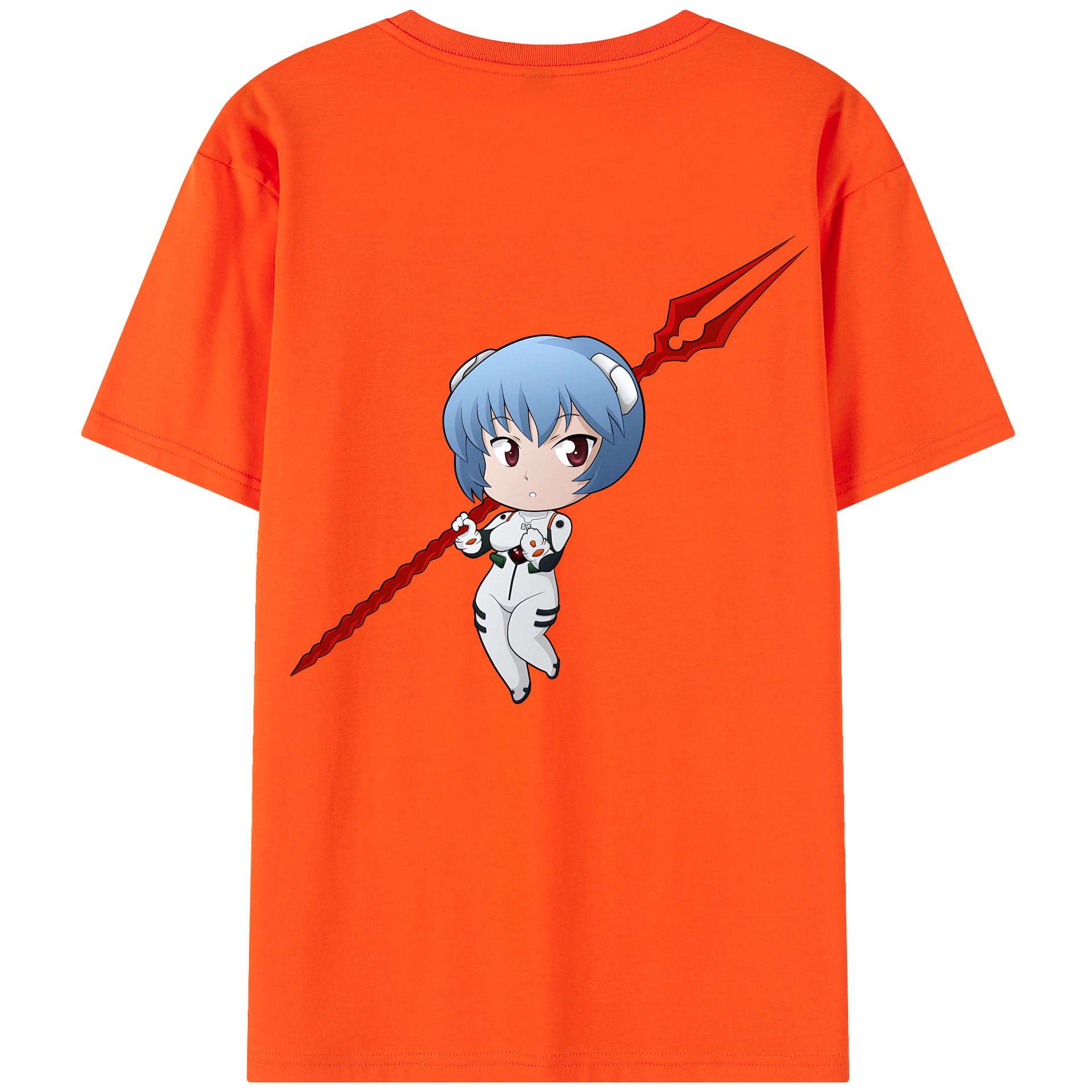 （画像用） EVA 新世紀エヴァンゲリオン 綿100％半袖Tシャツ（背面プリント）