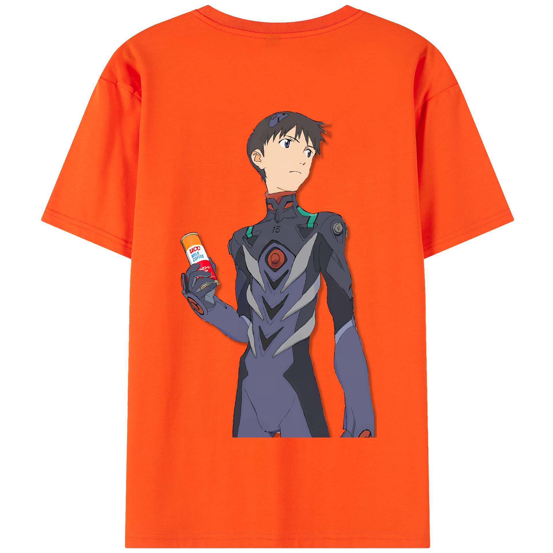 （画像用） EVA 新世紀エヴァンゲリオン 綿100％半袖Tシャツ（背面プリント）