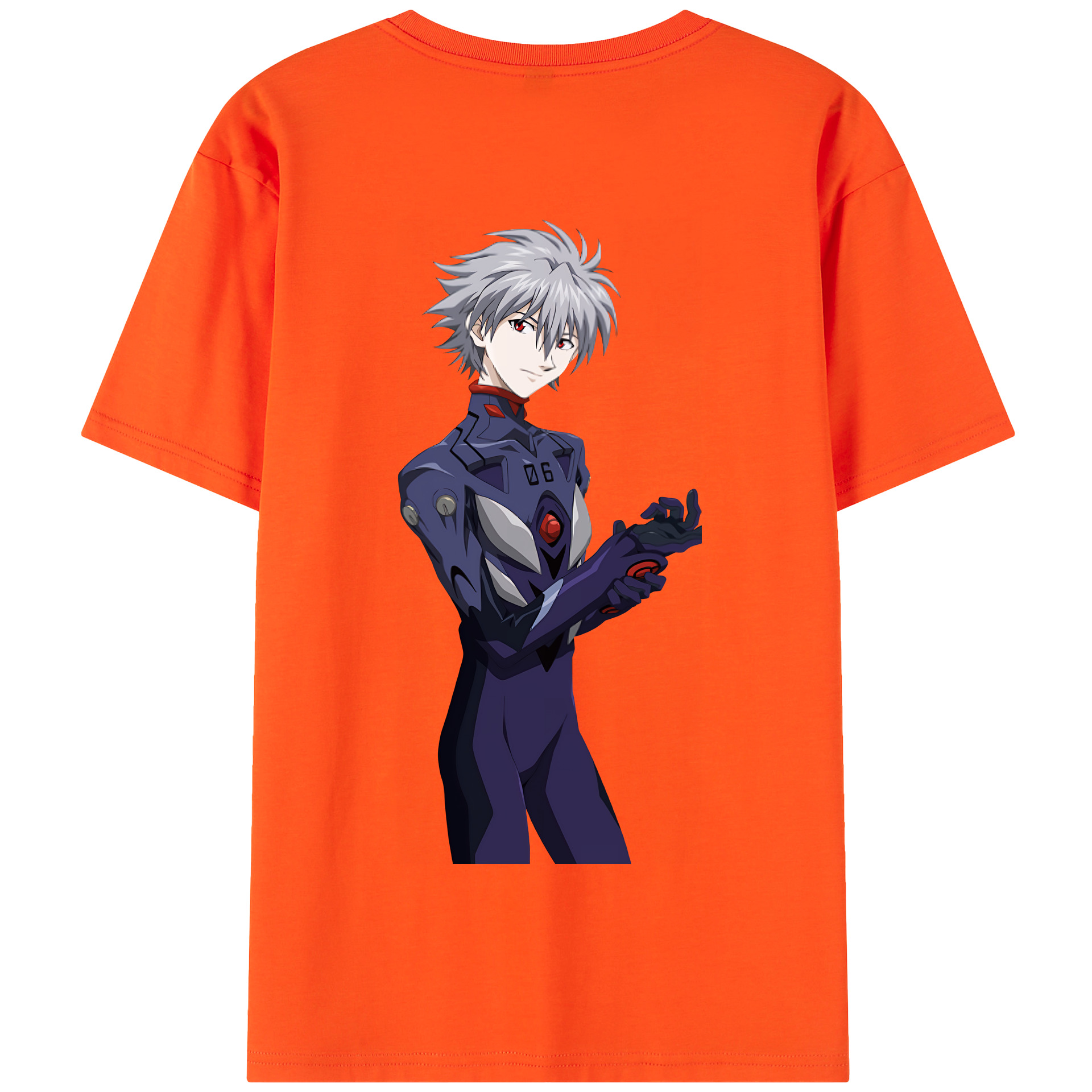 （画像用） EVA 新世紀エヴァンゲリオン 綿100％半袖Tシャツ（背面プリント）