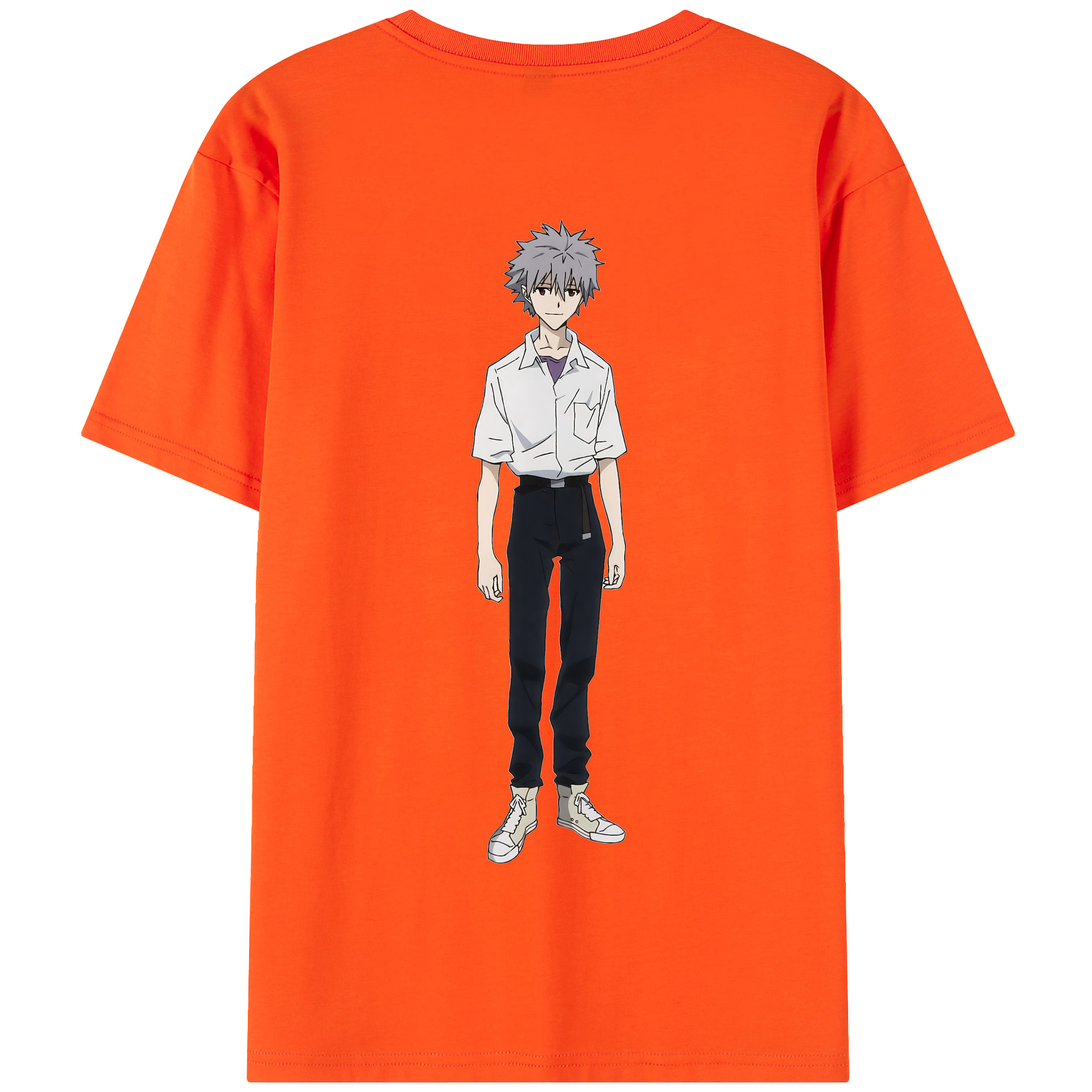 （画像用） EVA 新世紀エヴァンゲリオン 綿100％半袖Tシャツ（背面プリント）