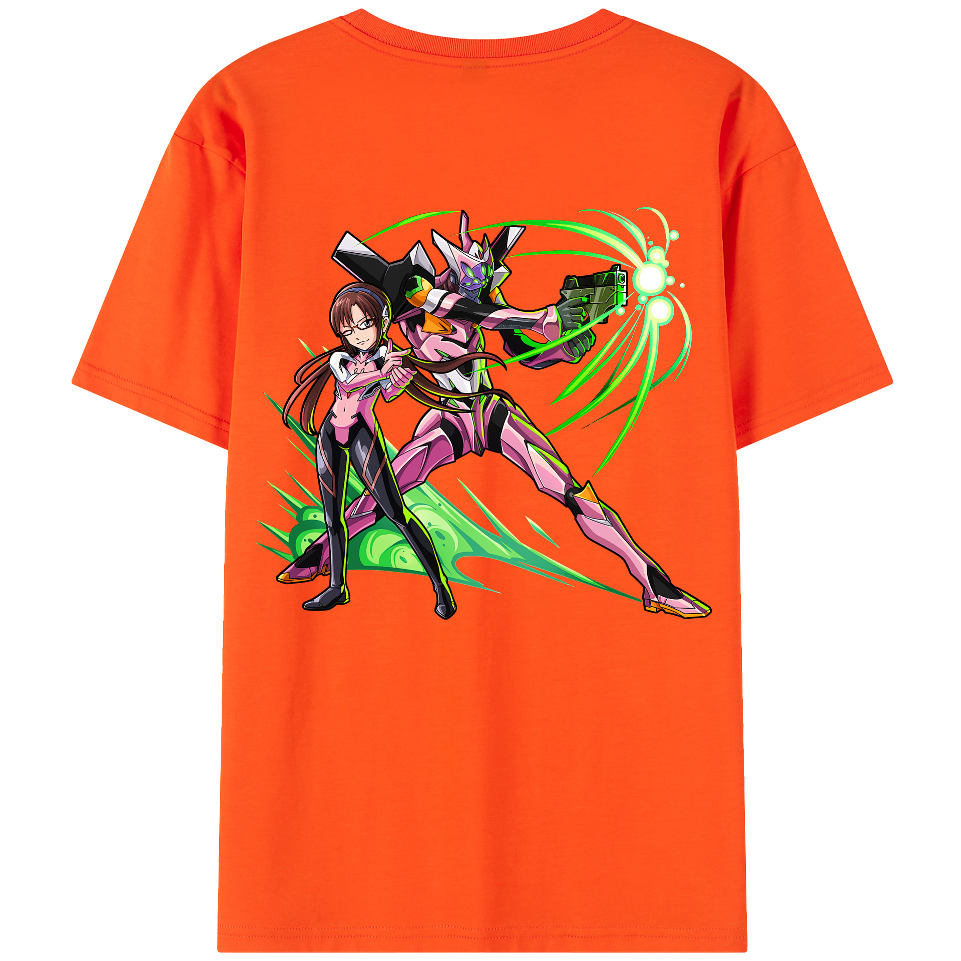 （画像用） EVA 新世紀エヴァンゲリオン 綿100％半袖Tシャツ（背面プリント）