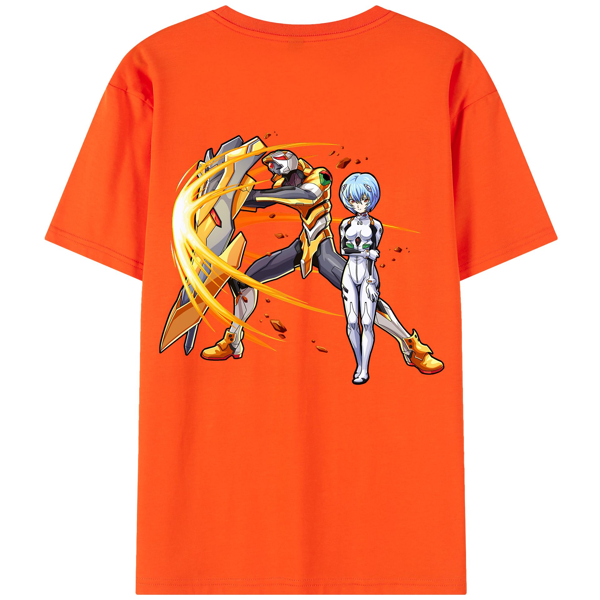 （画像用） EVA 新世紀エヴァンゲリオン 綿100％半袖Tシャツ（背面プリント）