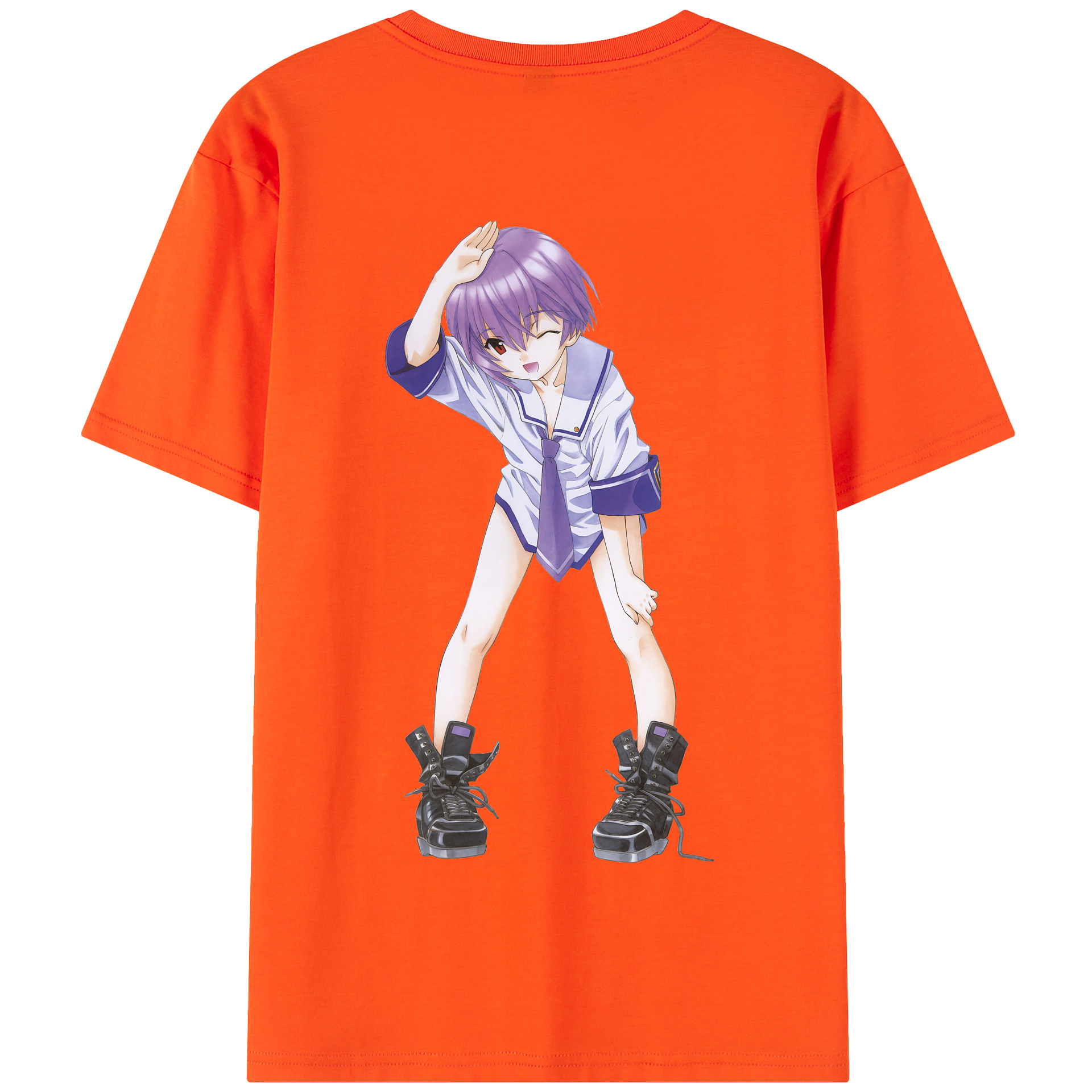 （画像用） EVA 新世紀エヴァンゲリオン 綿100％半袖Tシャツ（背面プリント）