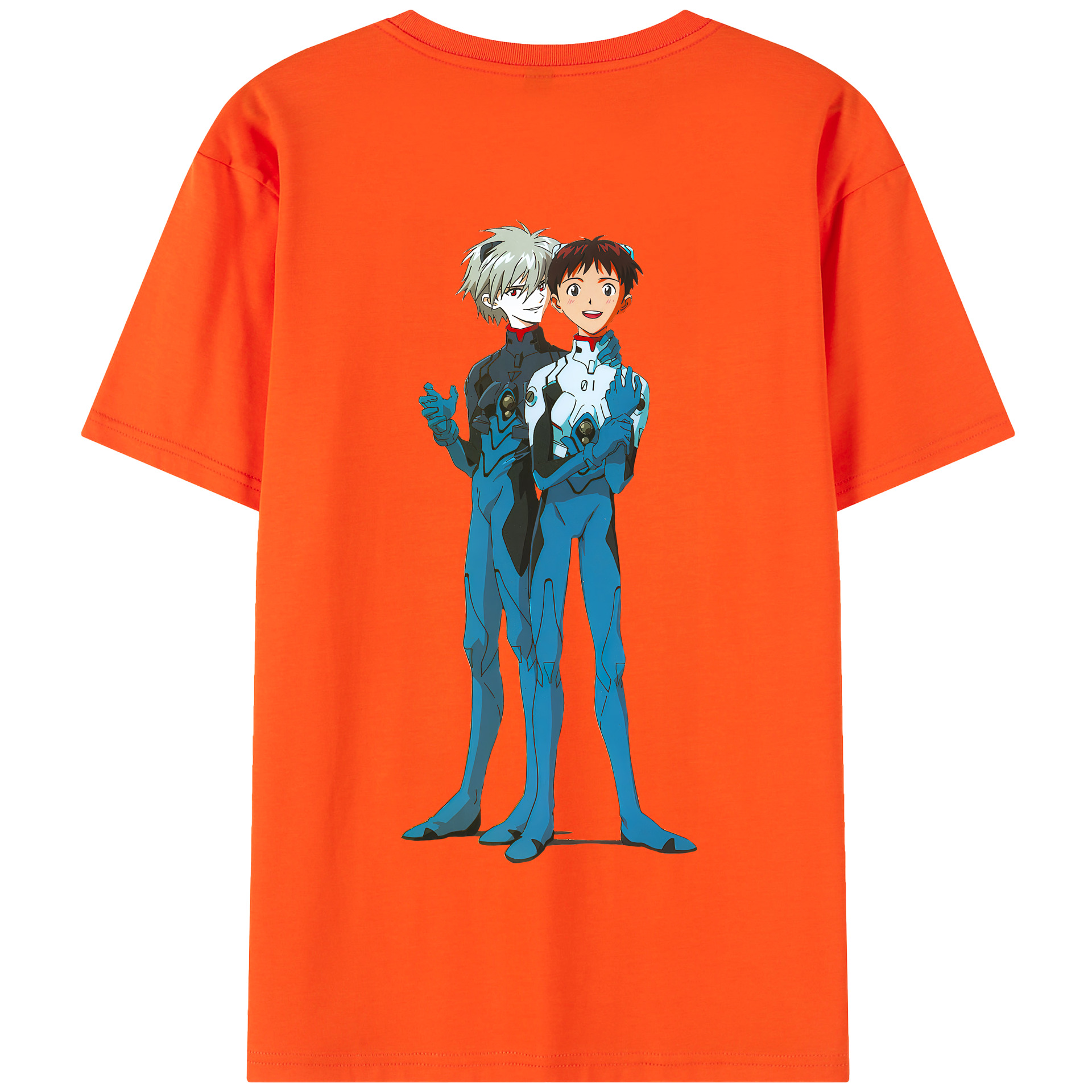 （画像用） EVA 新世紀エヴァンゲリオン 綿100％半袖Tシャツ（背面プリント）