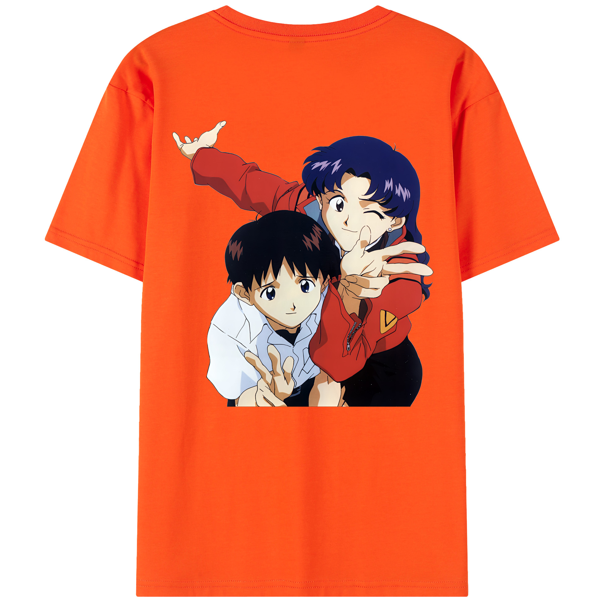 （画像用） EVA 新世紀エヴァンゲリオン 綿100％半袖Tシャツ（背面プリント）