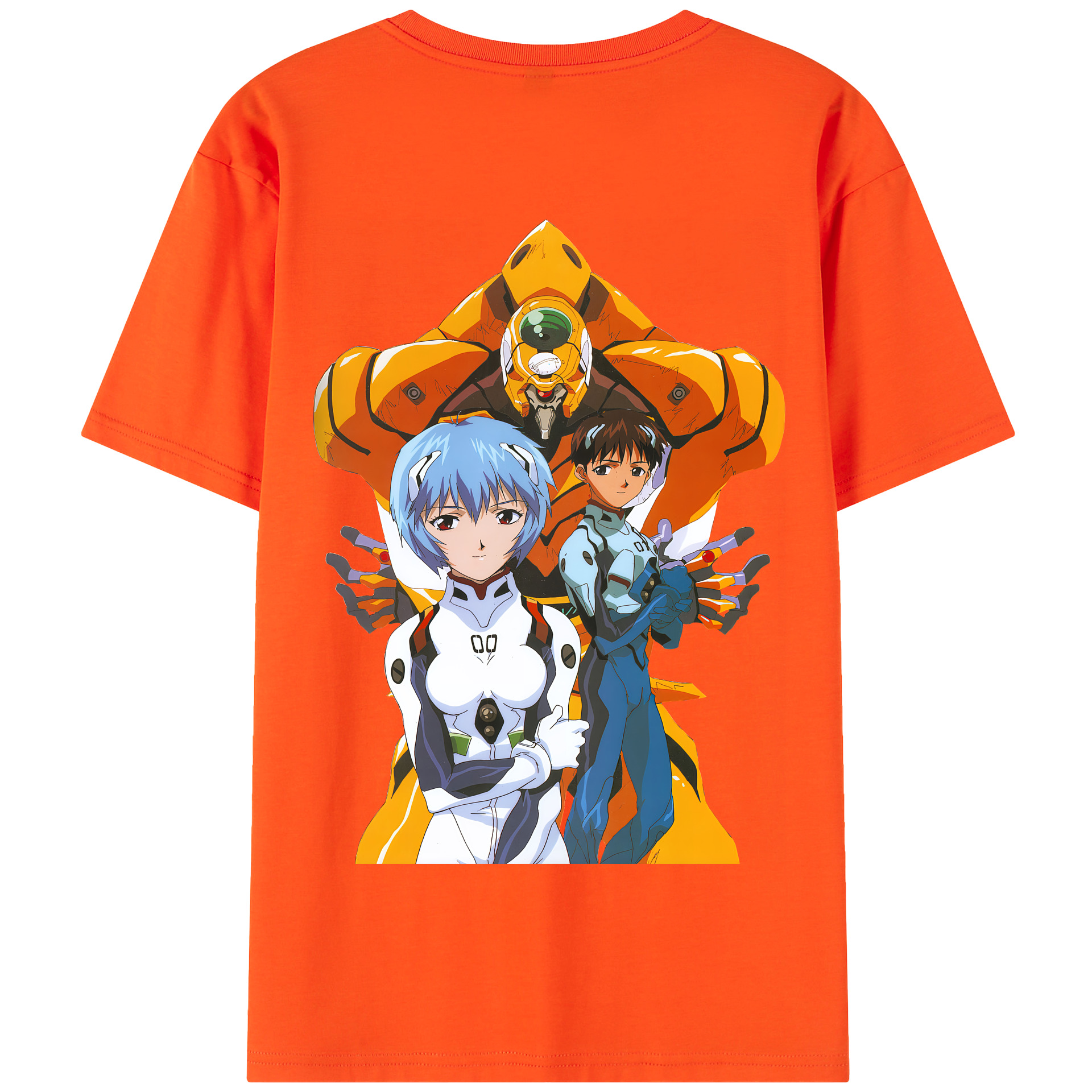 （画像用） EVA 新世紀エヴァンゲリオン 綿100％半袖Tシャツ（背面プリント）