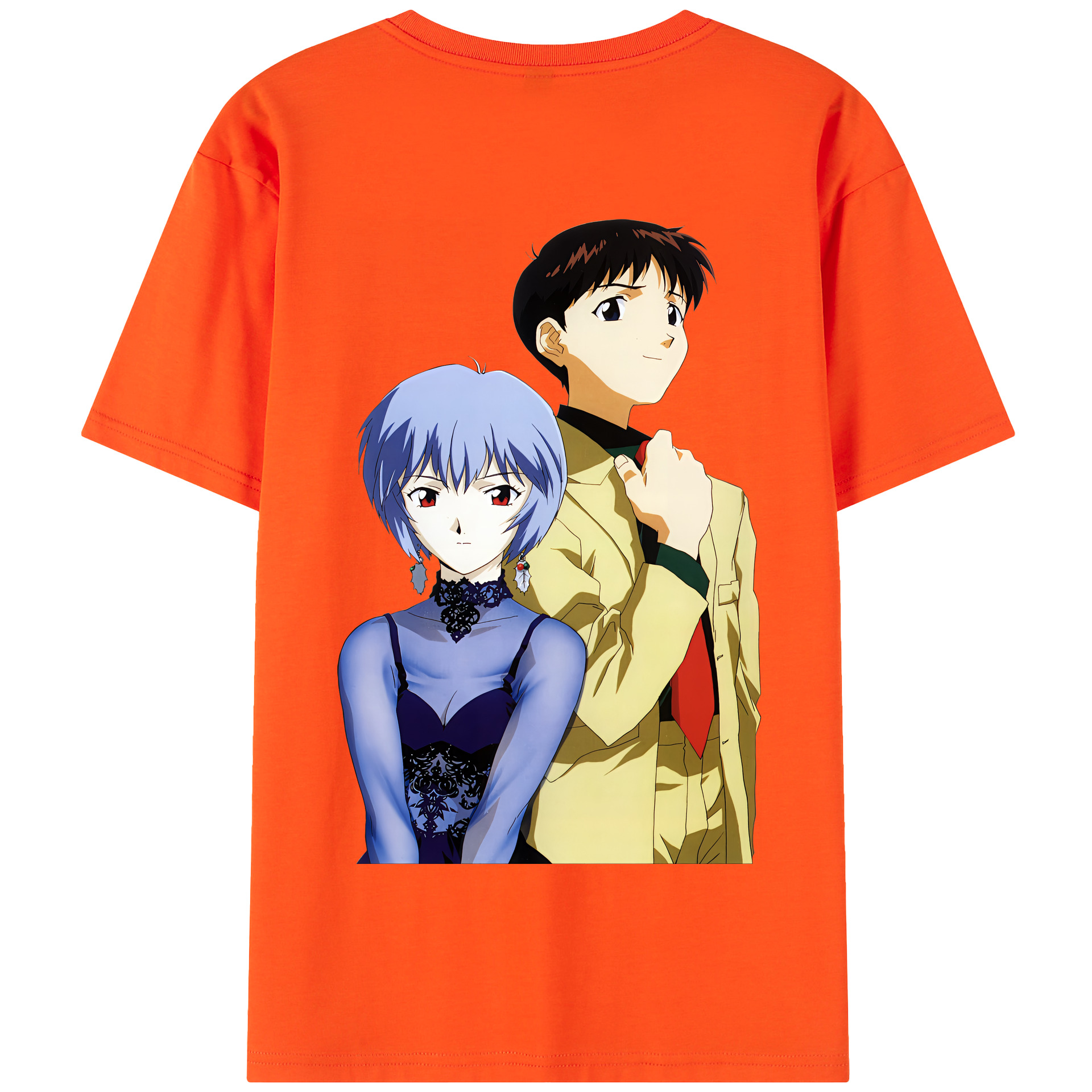 （画像用） EVA 新世紀エヴァンゲリオン 綿100％半袖Tシャツ（背面プリント）