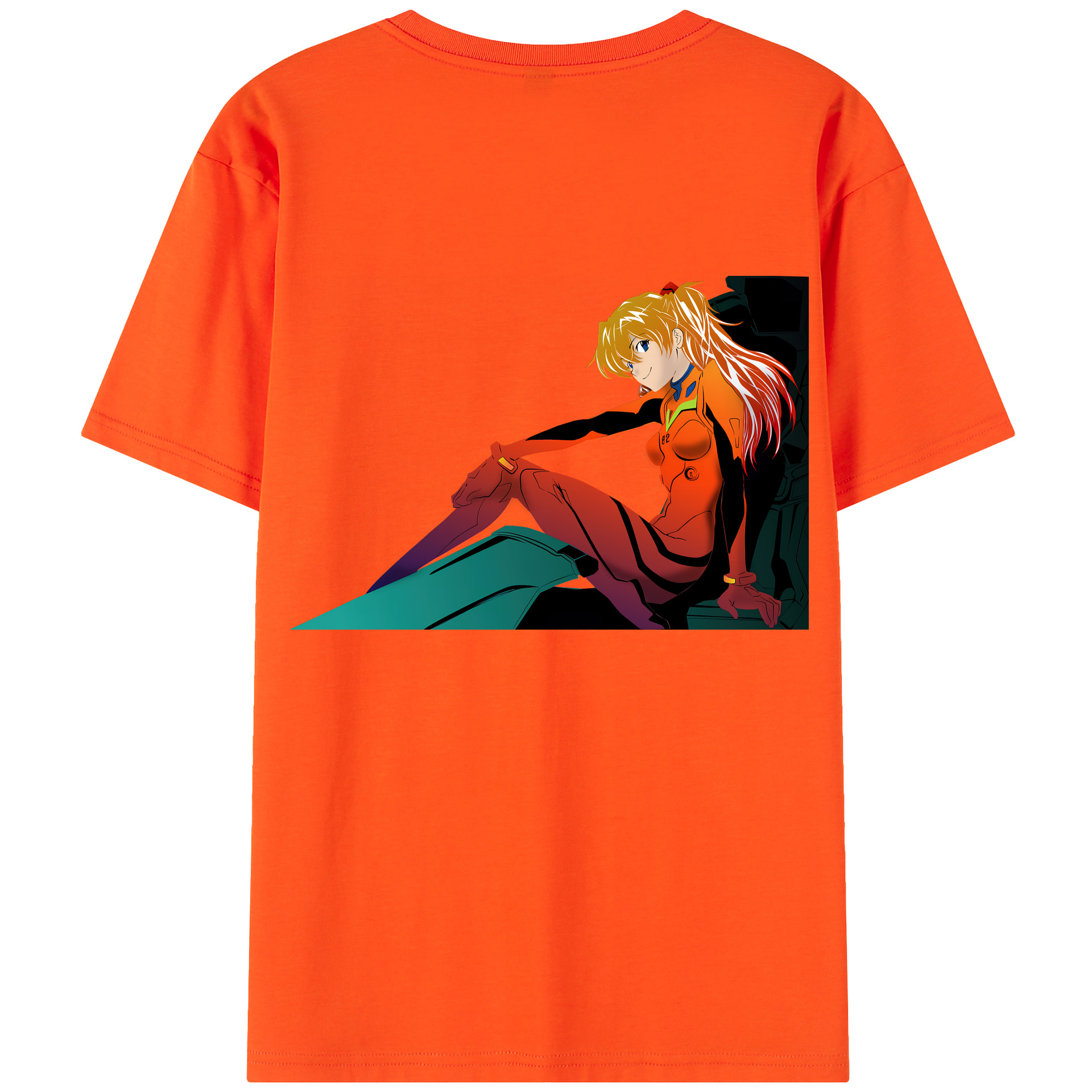 （画像用） EVA 新世紀エヴァンゲリオン 綿100％半袖Tシャツ（背面プリント）