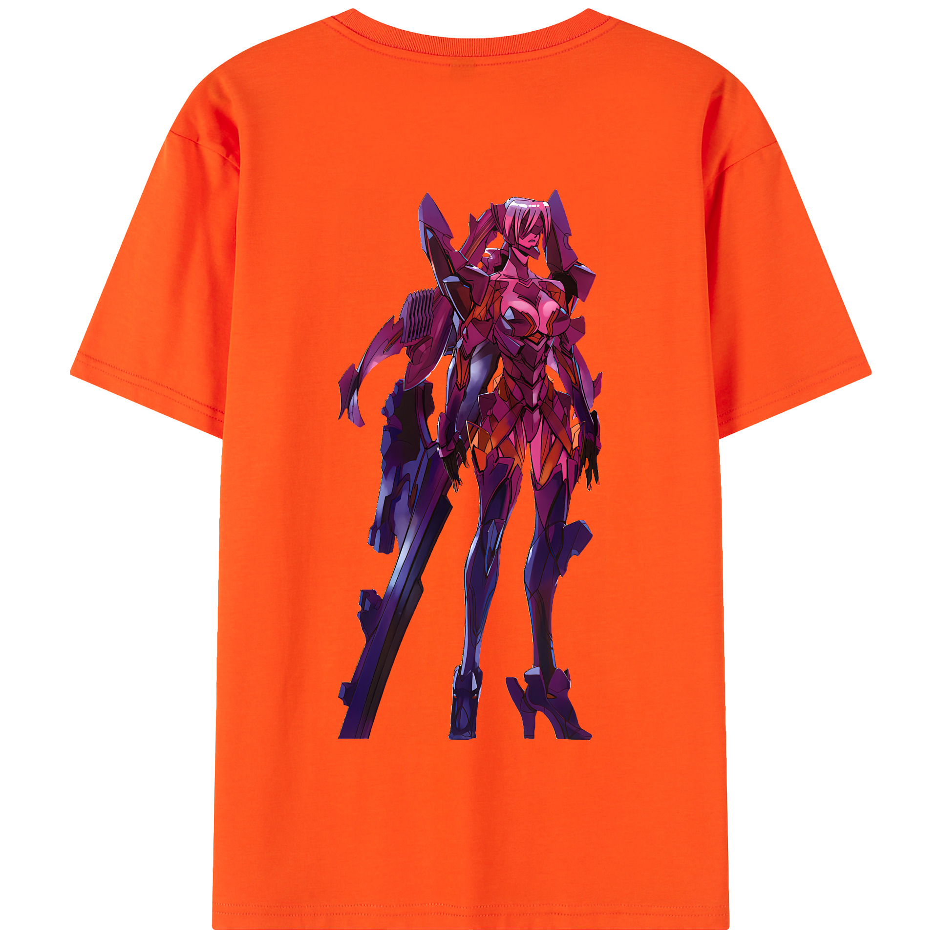 （画像用） EVA 新世紀エヴァンゲリオン 綿100％半袖Tシャツ（背面プリント）