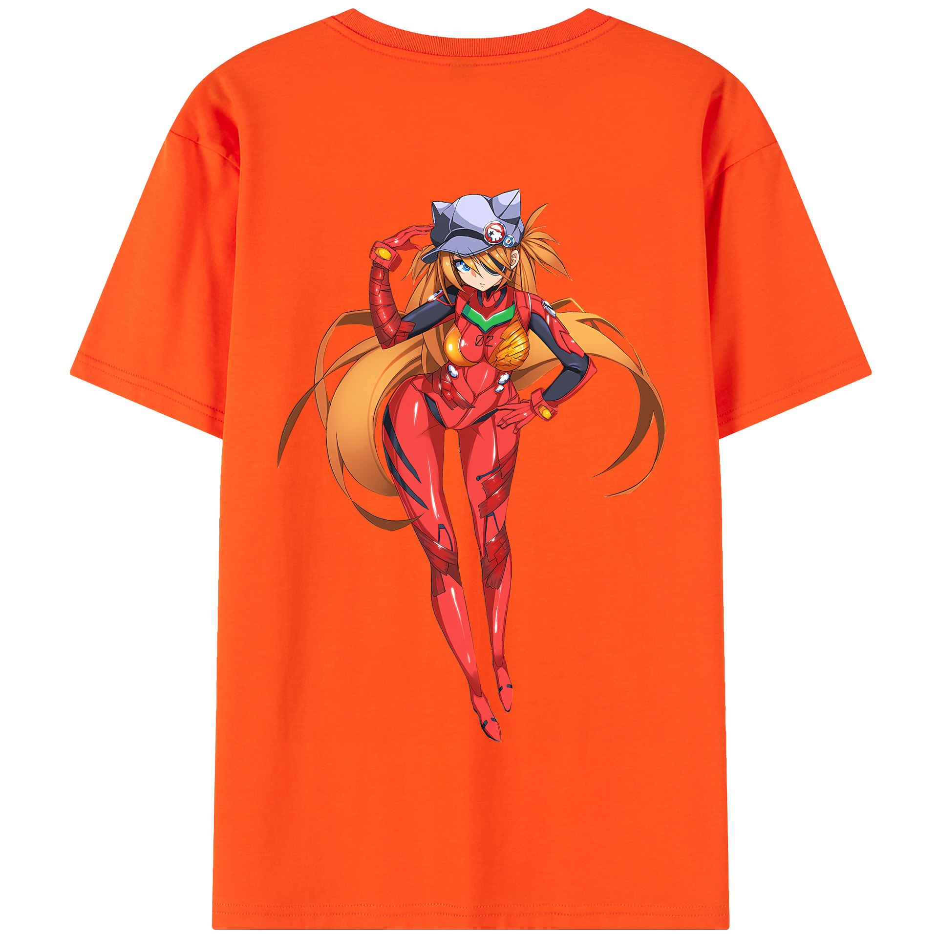 （画像用） EVA 新世紀エヴァンゲリオン 綿100％半袖Tシャツ（背面プリント）