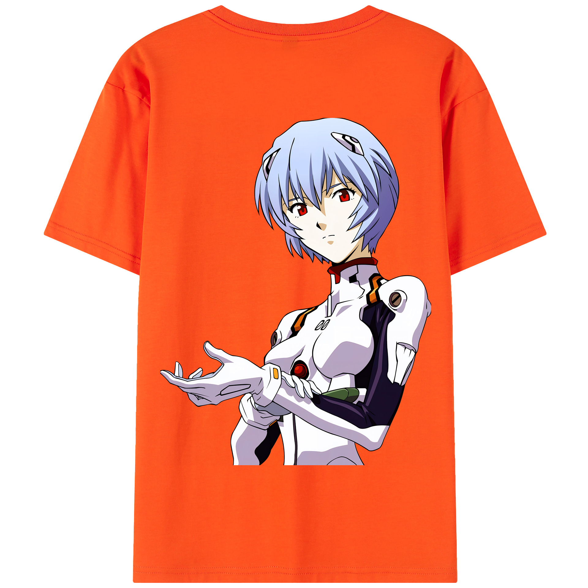 （画像用） EVA 新世紀エヴァンゲリオン 綿100％半袖Tシャツ（背面プリント）