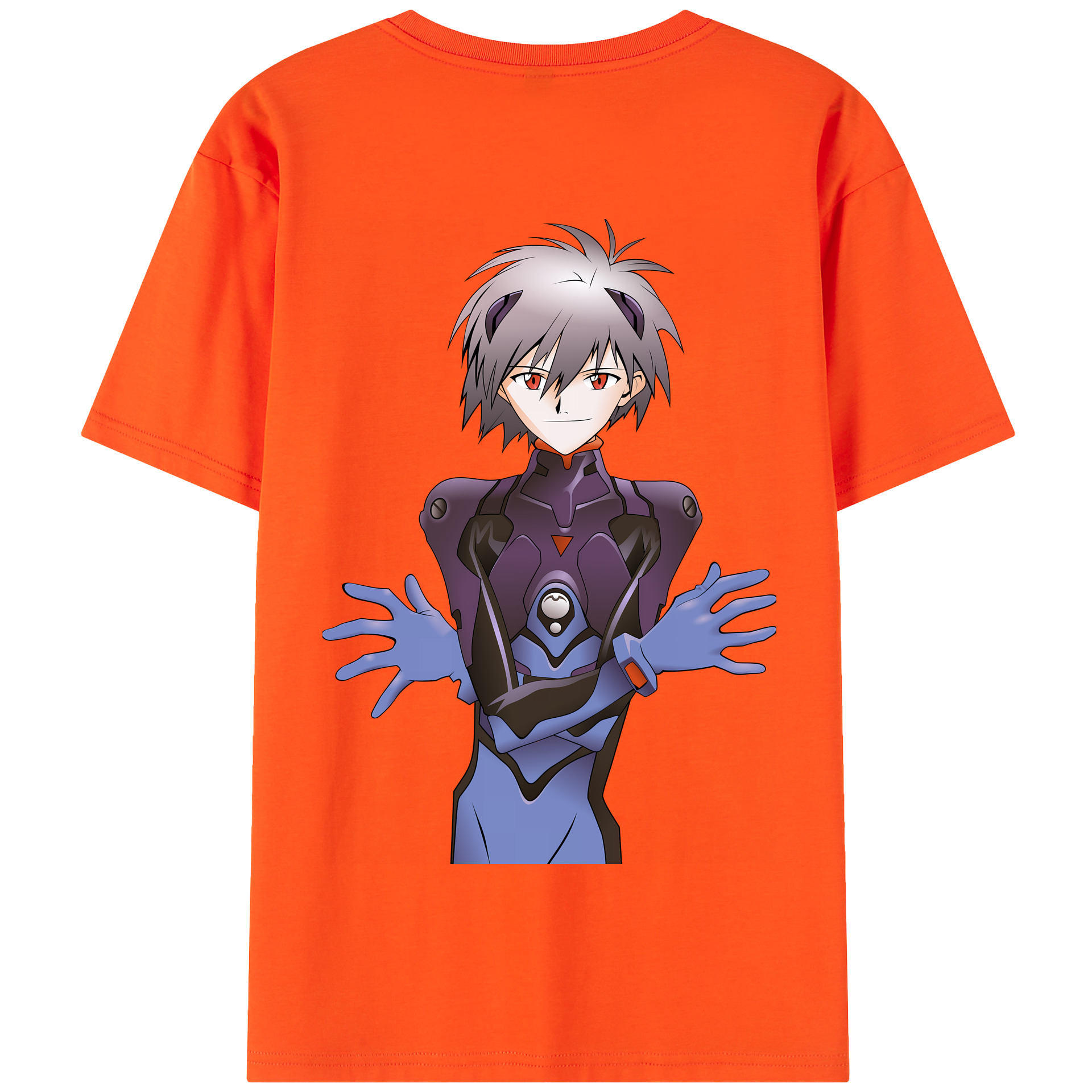 （画像用） EVA 新世紀エヴァンゲリオン 綿100％半袖Tシャツ（背面プリント）