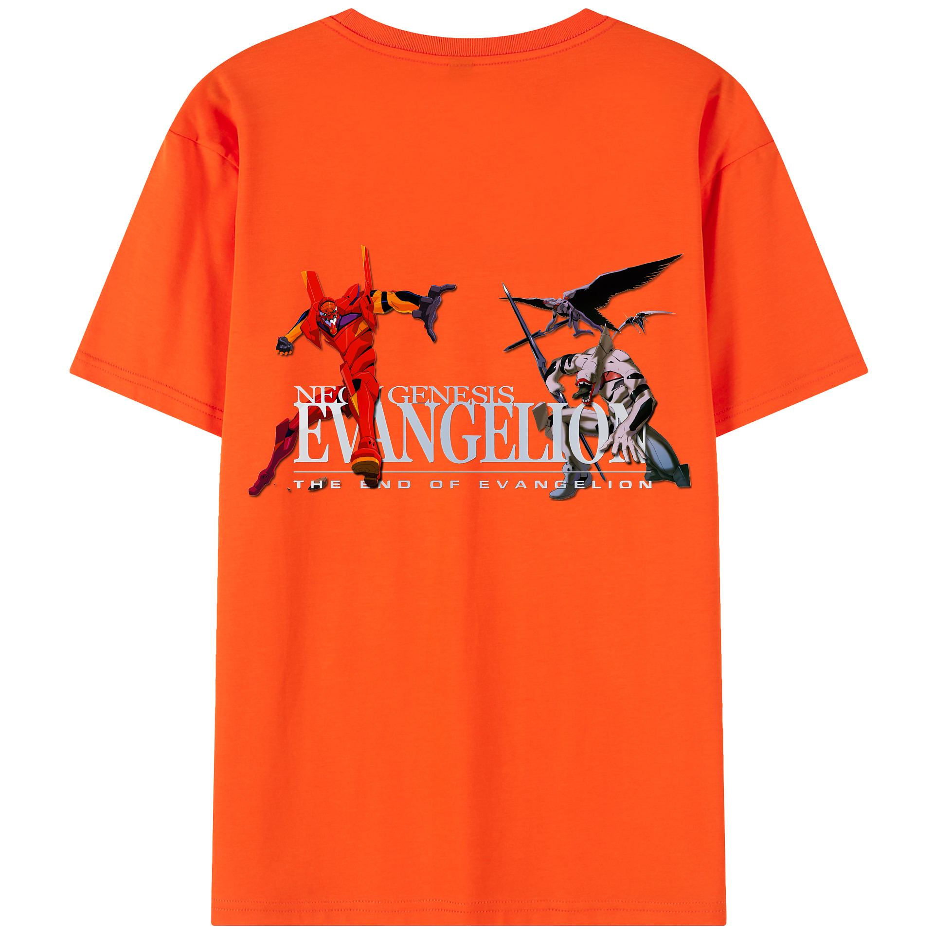 （画像用） EVA 新世紀エヴァンゲリオン 綿100％半袖Tシャツ（背面プリント）