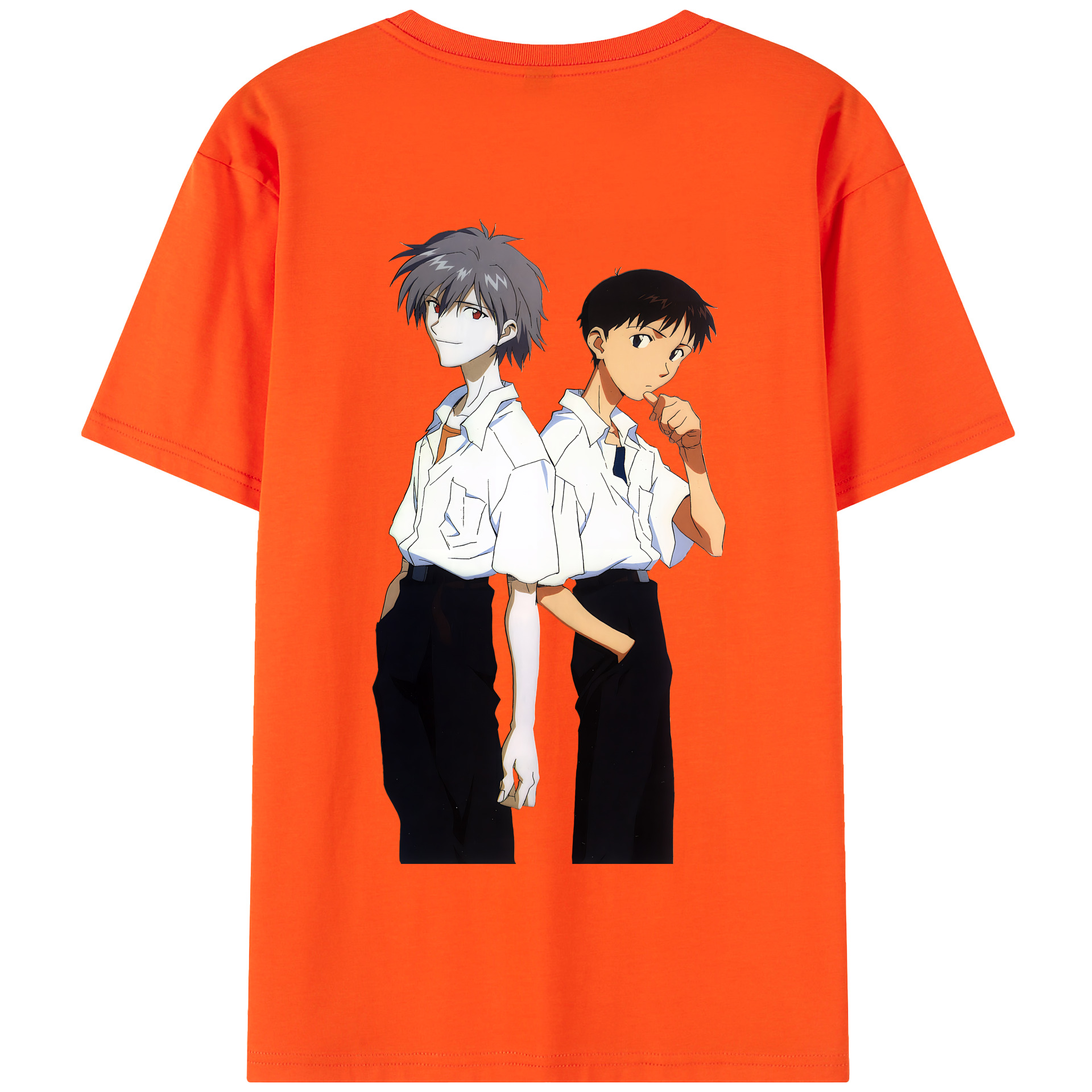 （画像用） EVA 新世紀エヴァンゲリオン 綿100％半袖Tシャツ（背面プリント）