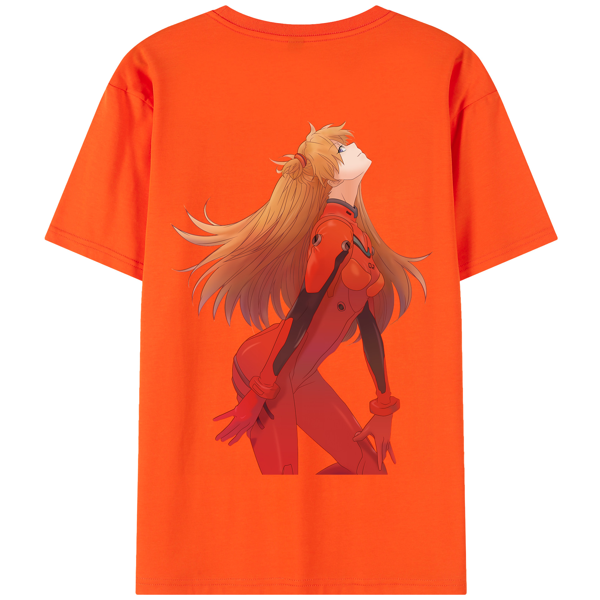 （画像用） EVA 新世紀エヴァンゲリオン 綿100％半袖Tシャツ（背面プリント）