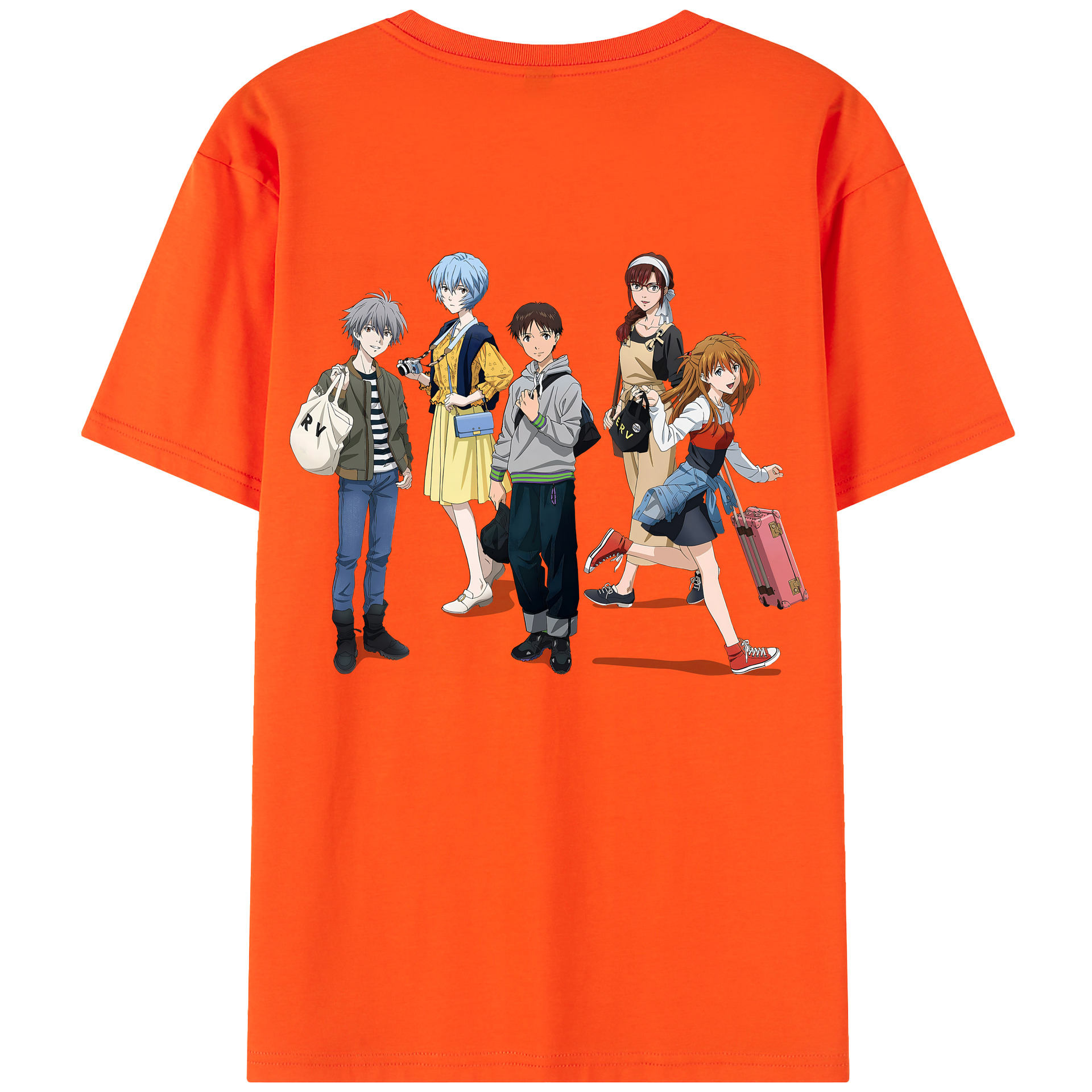 （画像用） EVA 新世紀エヴァンゲリオン 綿100％半袖Tシャツ（背面プリント）