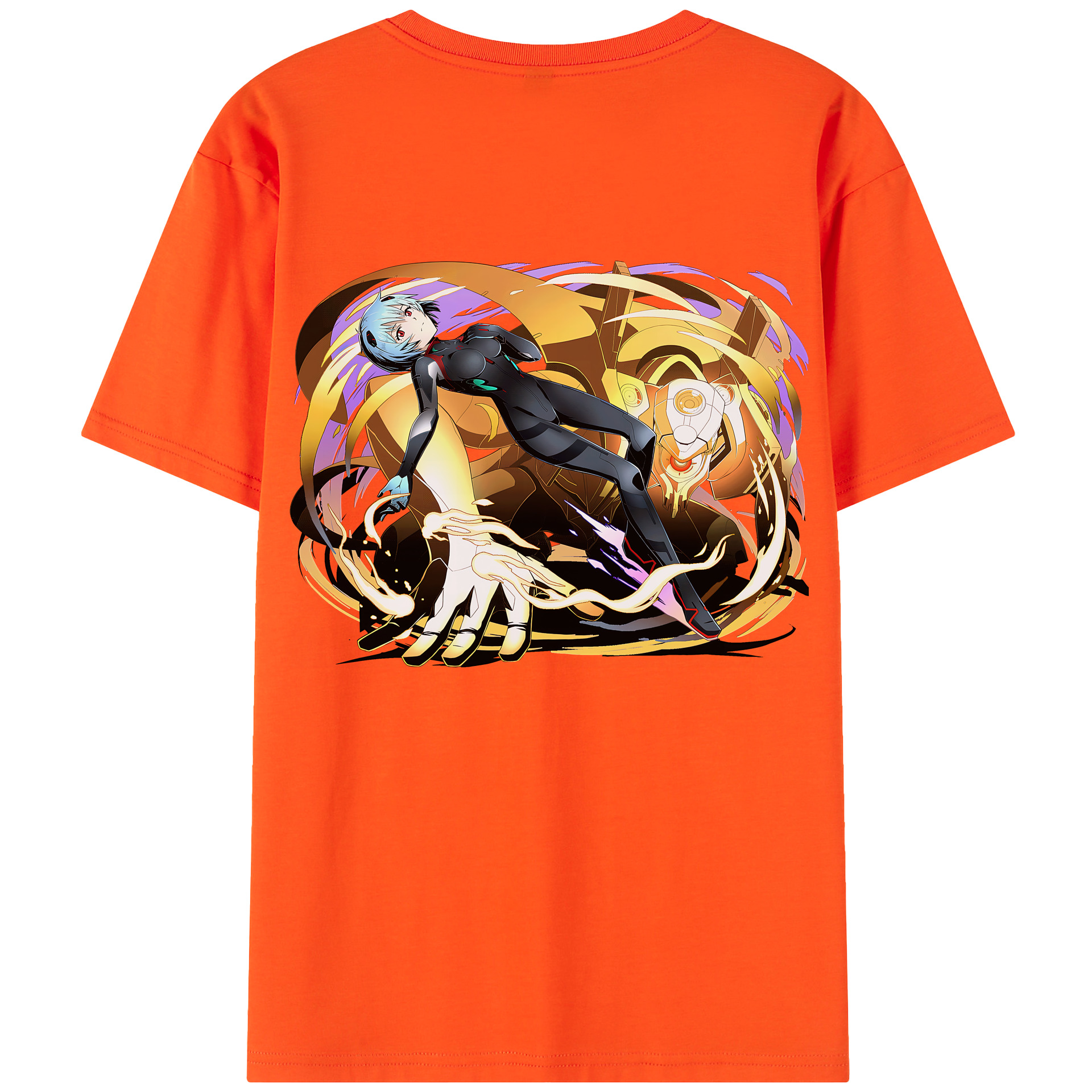（画像用） EVA 新世紀エヴァンゲリオン 綿100％半袖Tシャツ（背面プリント）