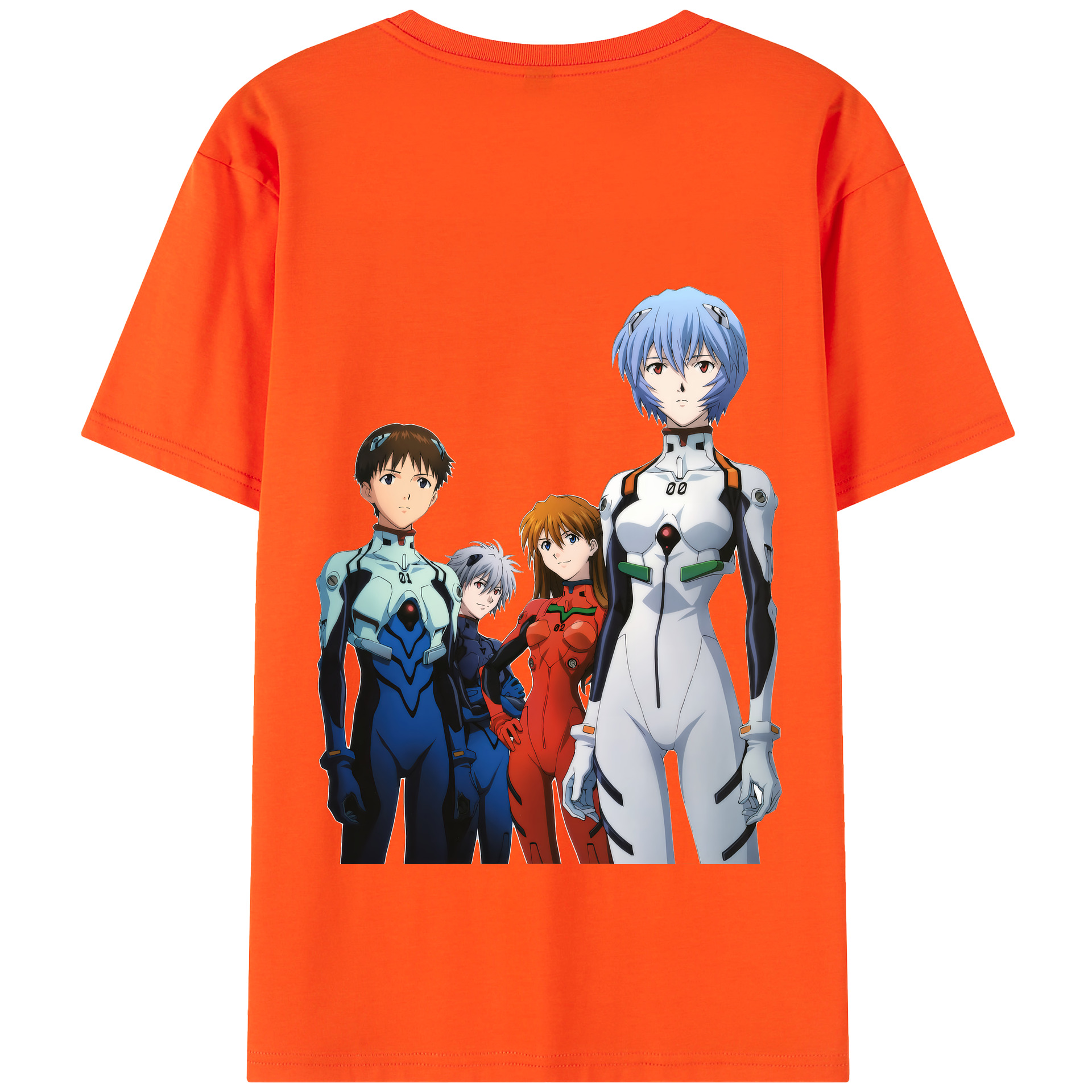 （画像用） EVA 新世紀エヴァンゲリオン 綿100％半袖Tシャツ（背面プリント）