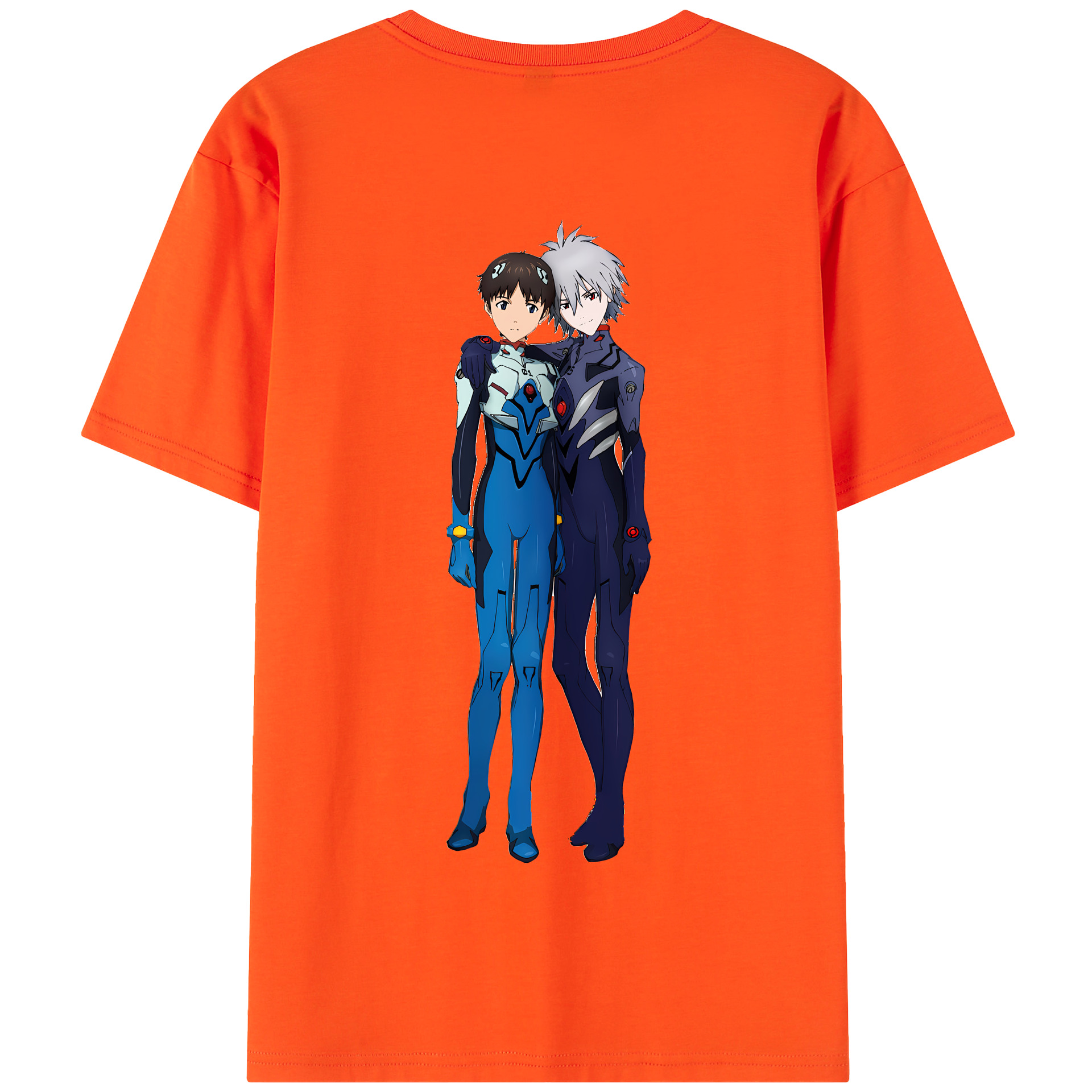 （画像用） EVA 新世紀エヴァンゲリオン 綿100％半袖Tシャツ（背面プリント）