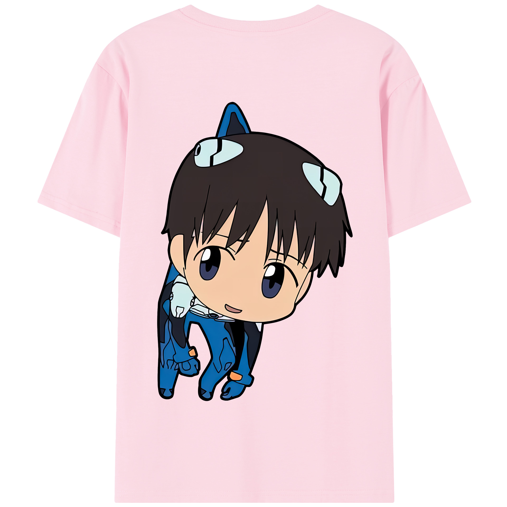 （画像用） EVA 新世紀エヴァンゲリオン 綿100％半袖Tシャツ（背面プリント）