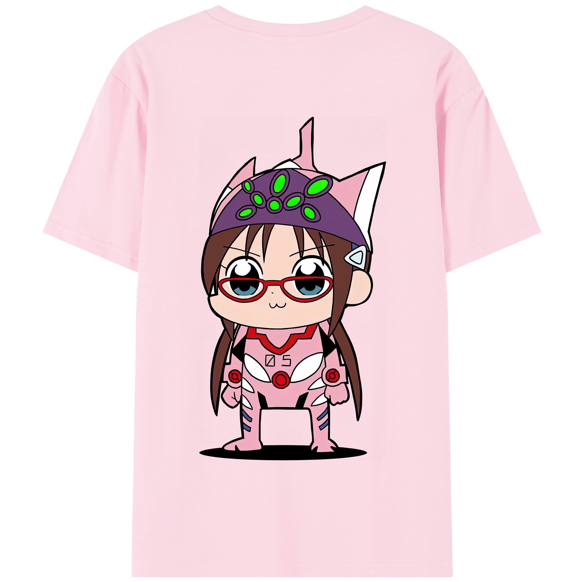 （画像用） EVA 新世紀エヴァンゲリオン 綿100％半袖Tシャツ（背面プリント）