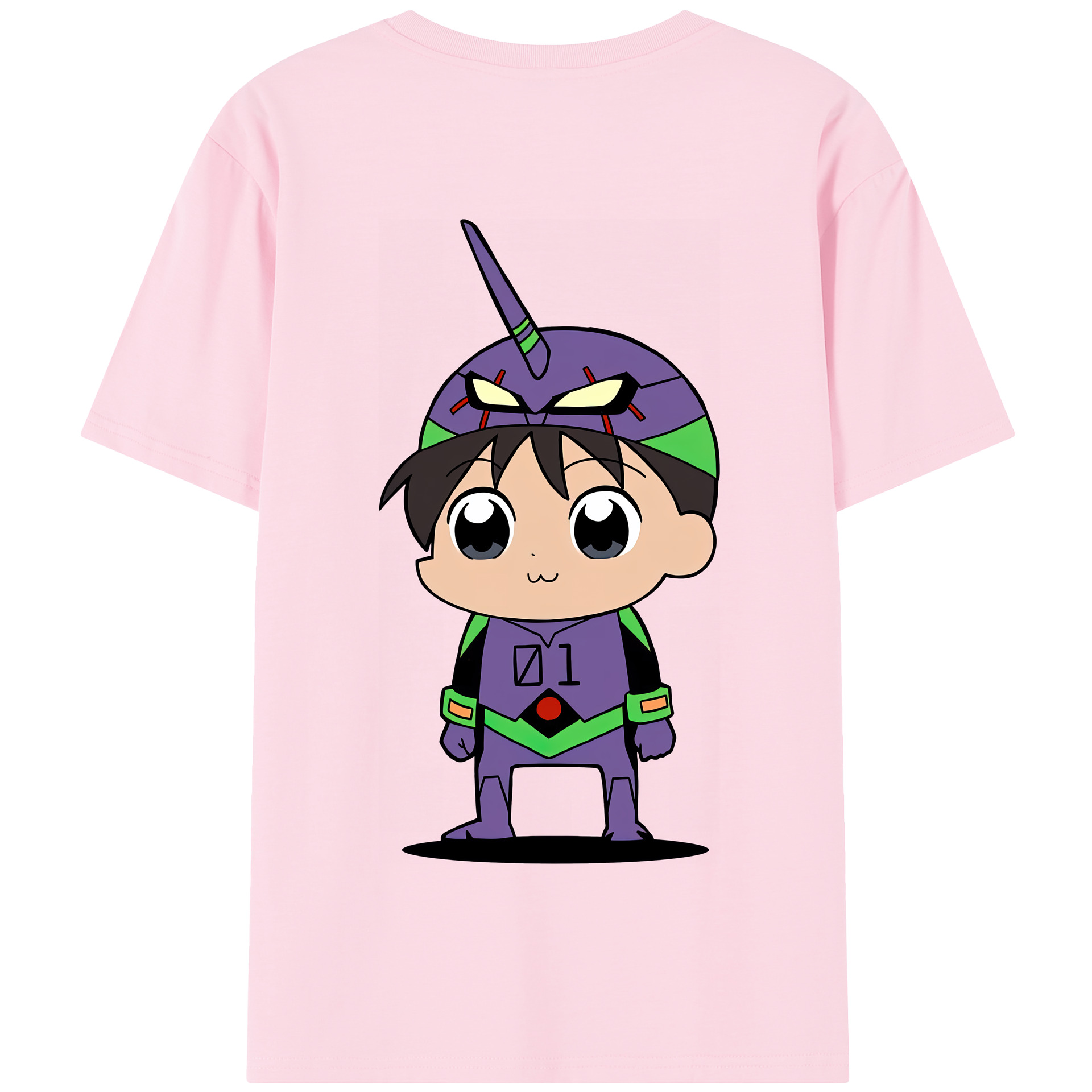 （画像用） EVA 新世紀エヴァンゲリオン 綿100％半袖Tシャツ（背面プリント）