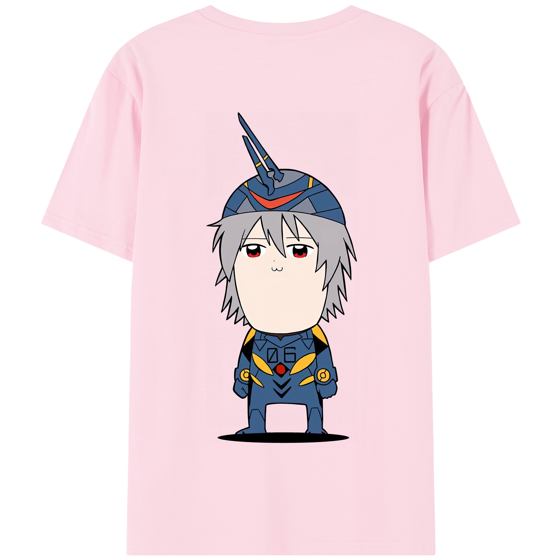 （画像用） EVA 新世紀エヴァンゲリオン 綿100％半袖Tシャツ（背面プリント）