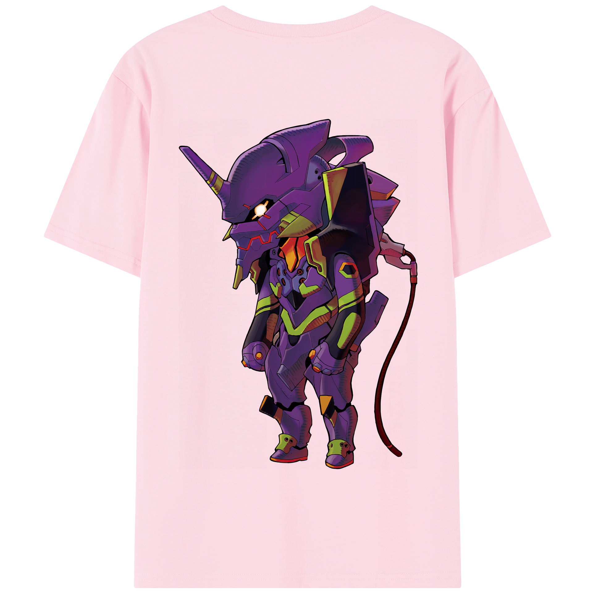 （画像用） EVA 新世紀エヴァンゲリオン 綿100％半袖Tシャツ（背面プリント）