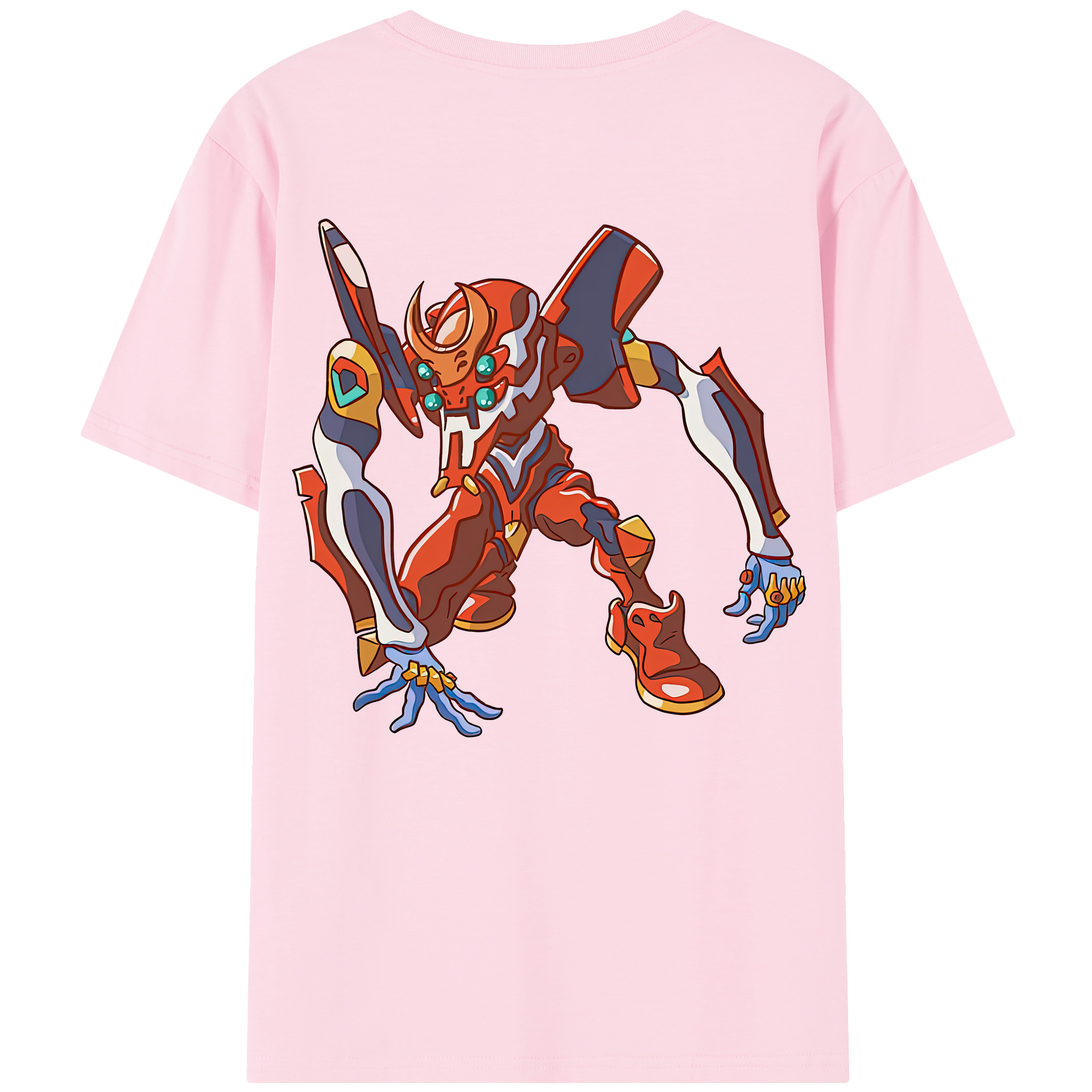 （画像用） EVA 新世紀エヴァンゲリオン 綿100％半袖Tシャツ（背面プリント）