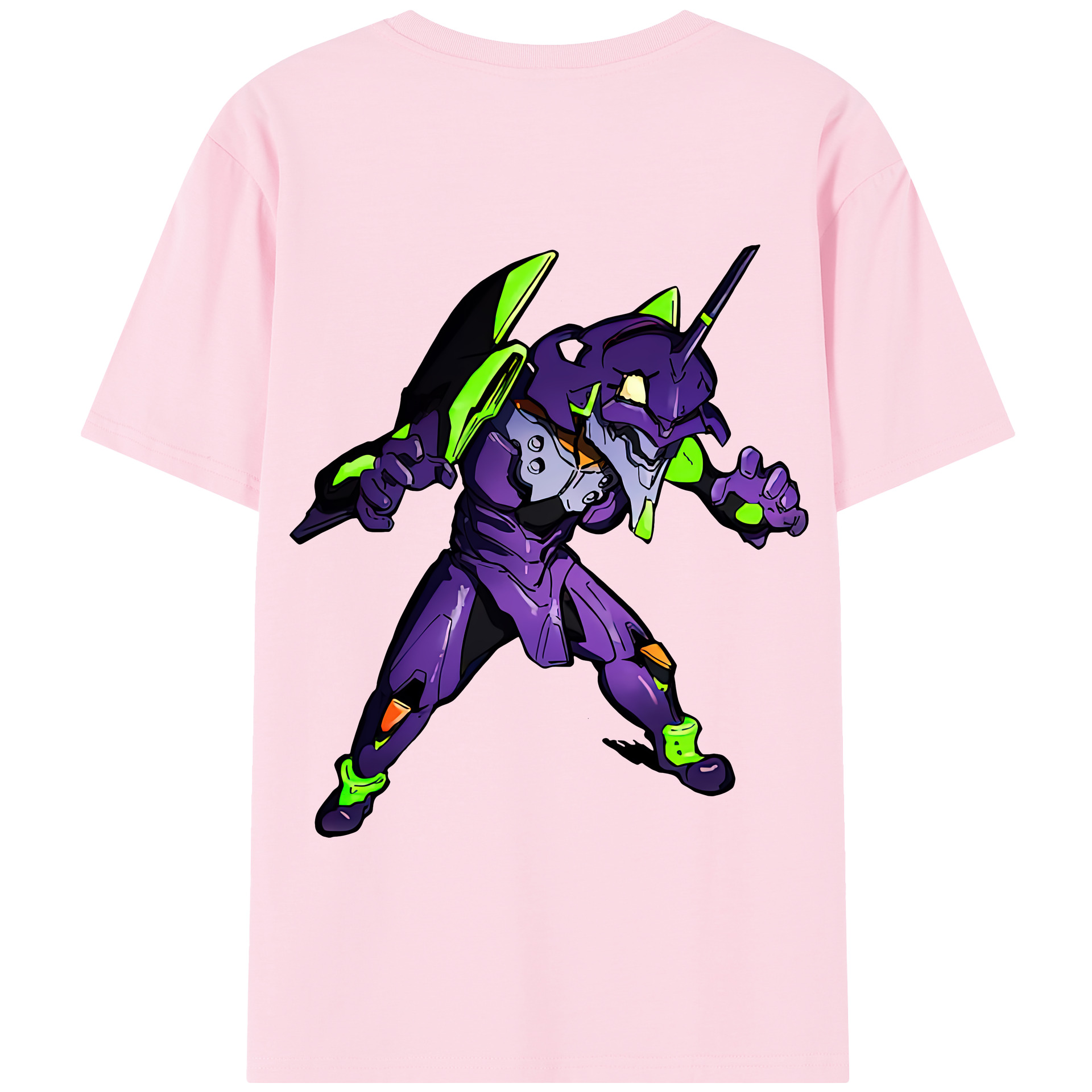 （画像用） EVA 新世紀エヴァンゲリオン 綿100％半袖Tシャツ（背面プリント）