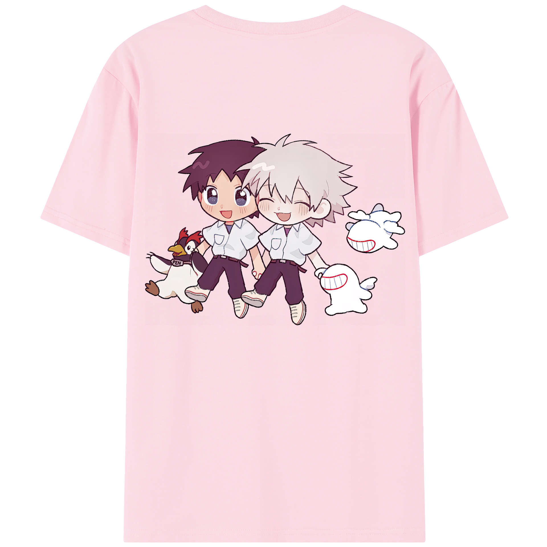 （画像用） EVA 新世紀エヴァンゲリオン 綿100％半袖Tシャツ（背面プリント）
