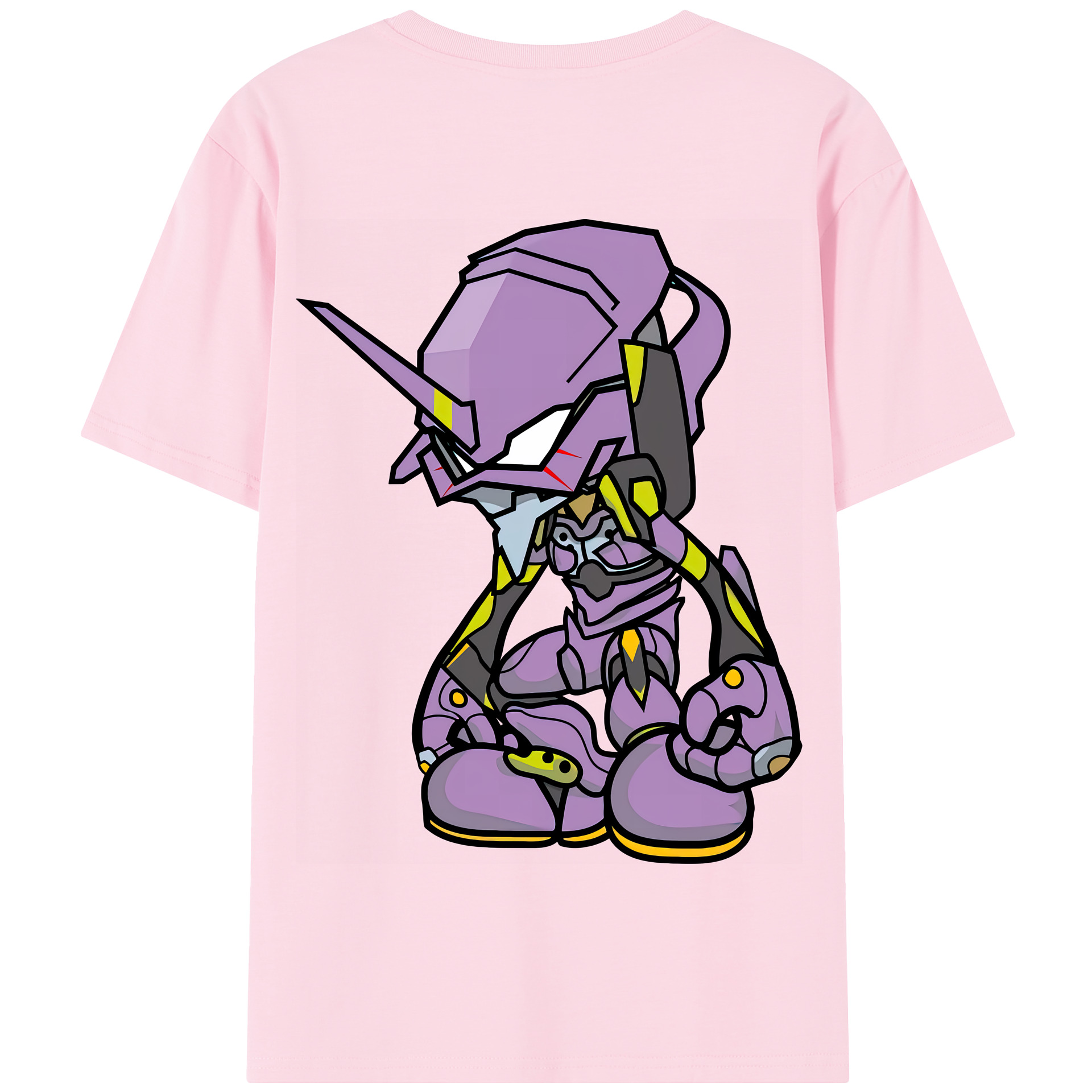 （画像用） EVA 新世紀エヴァンゲリオン 綿100％半袖Tシャツ（背面プリント）