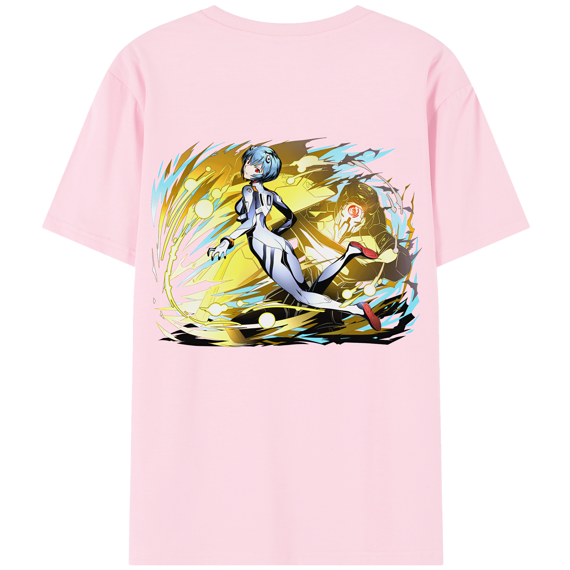 （画像用） EVA 新世紀エヴァンゲリオン 綿100％半袖Tシャツ（背面プリント）