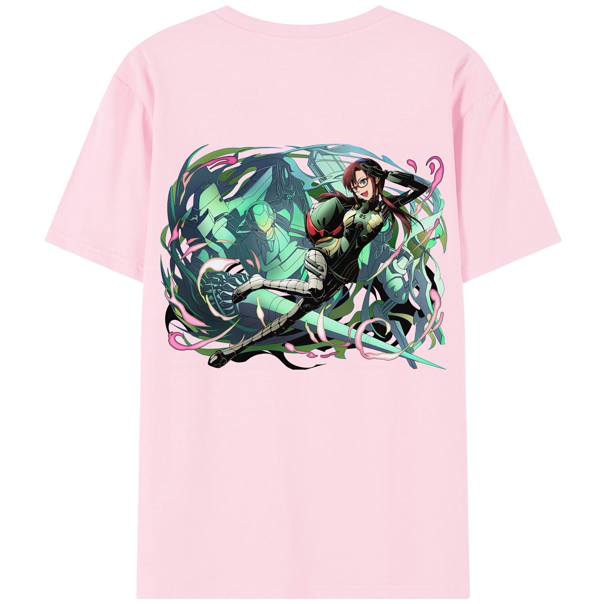 （画像用） EVA 新世紀エヴァンゲリオン 綿100％半袖Tシャツ（背面プリント）
