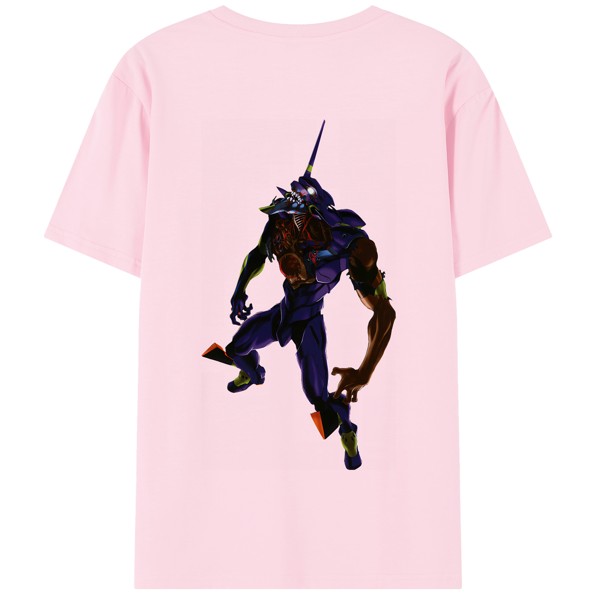 （画像用） EVA 新世紀エヴァンゲリオン 綿100％半袖Tシャツ（背面プリント）