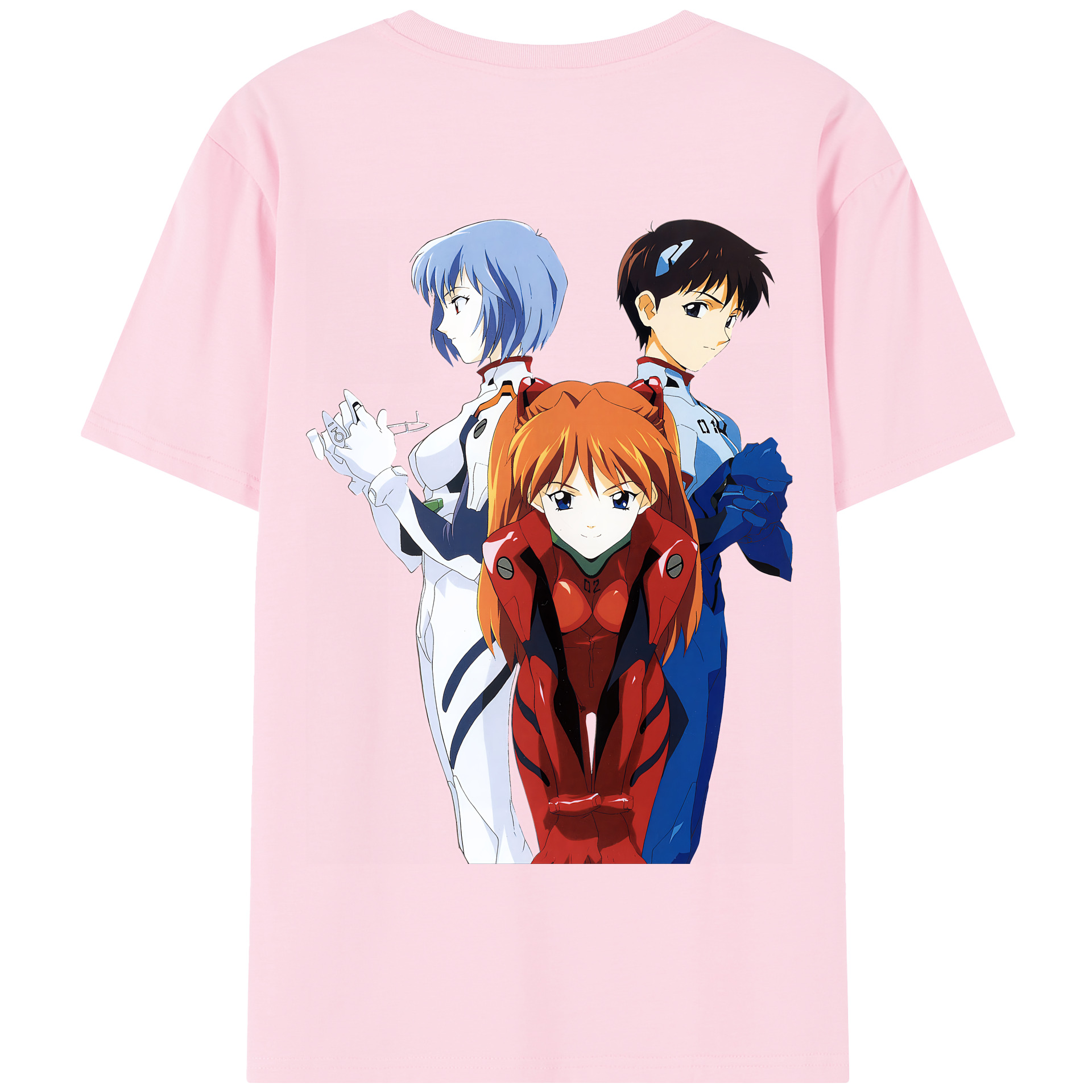 （画像用） EVA 新世紀エヴァンゲリオン 綿100％半袖Tシャツ（背面プリント）