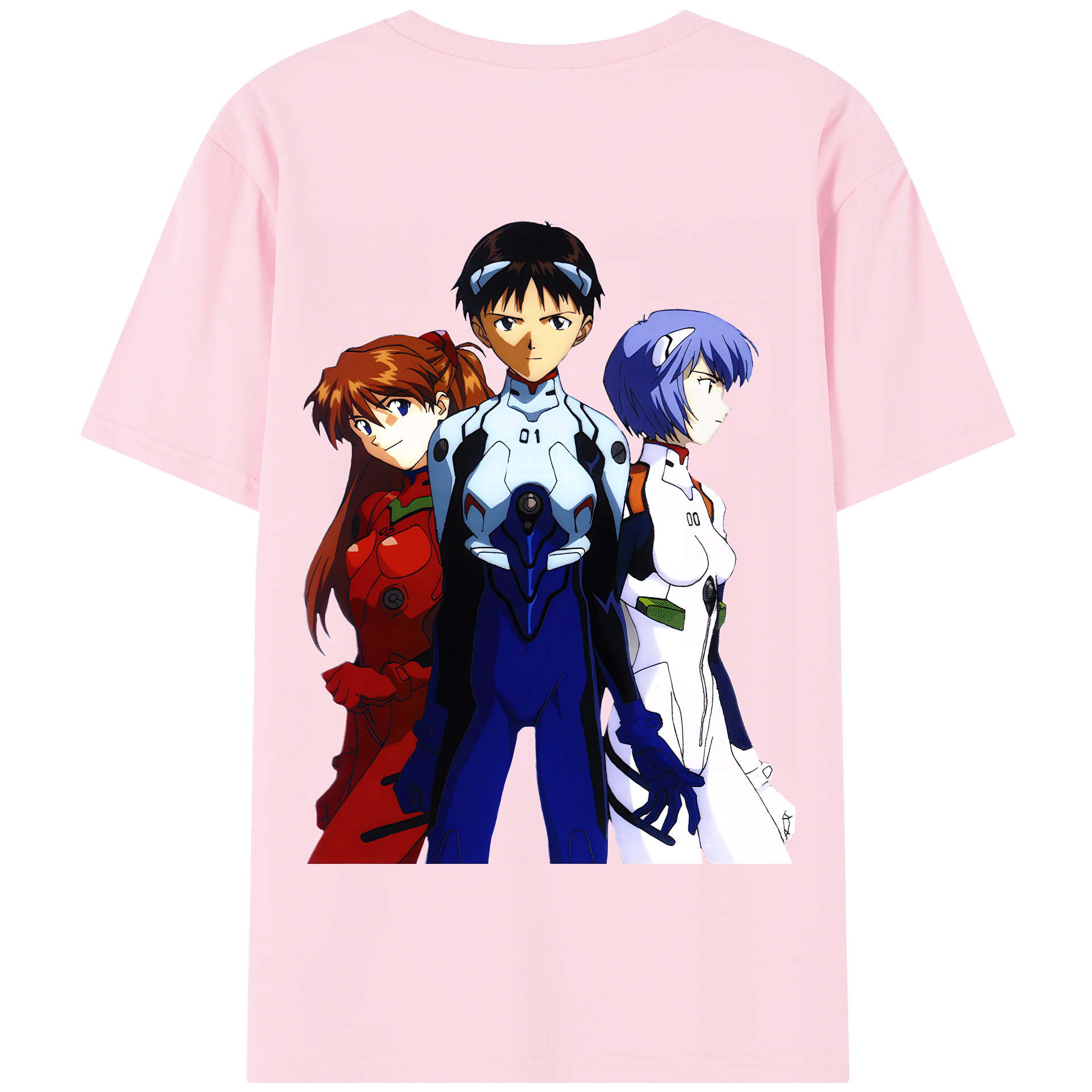 （画像用） EVA 新世紀エヴァンゲリオン 綿100％半袖Tシャツ（背面プリント）
