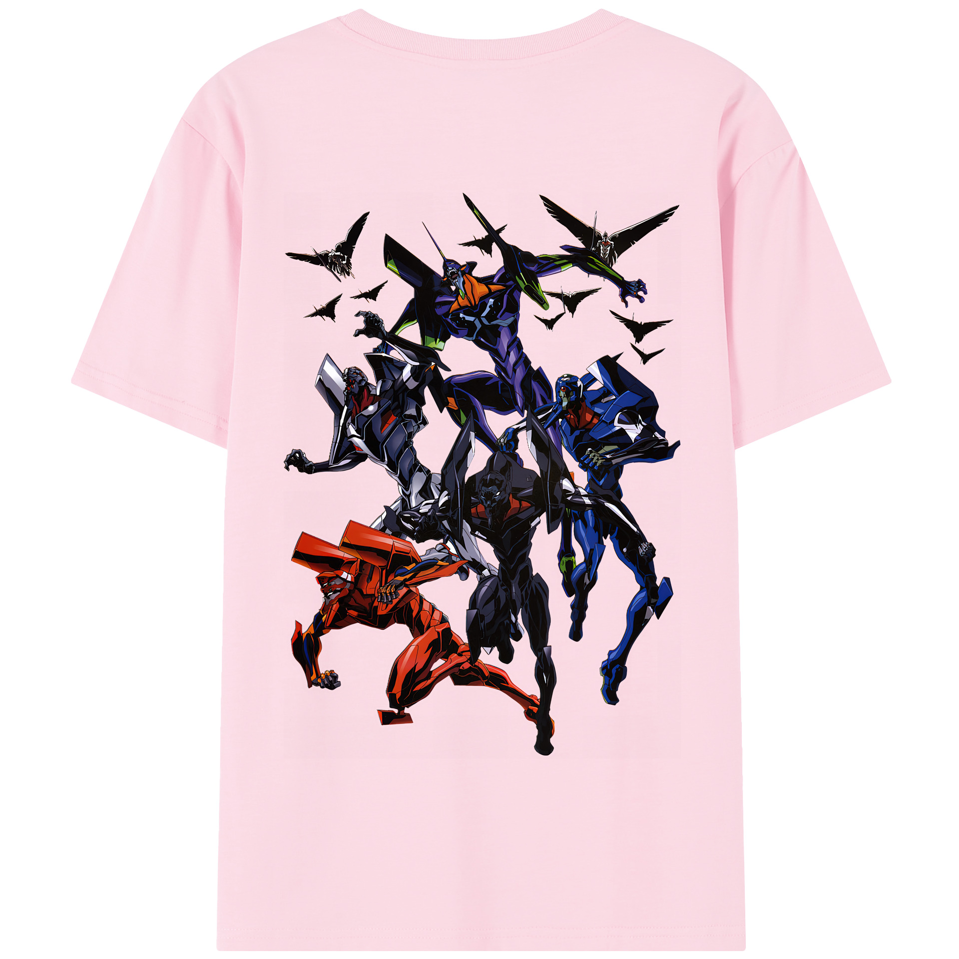 （画像用） EVA 新世紀エヴァンゲリオン 綿100％半袖Tシャツ（背面プリント）